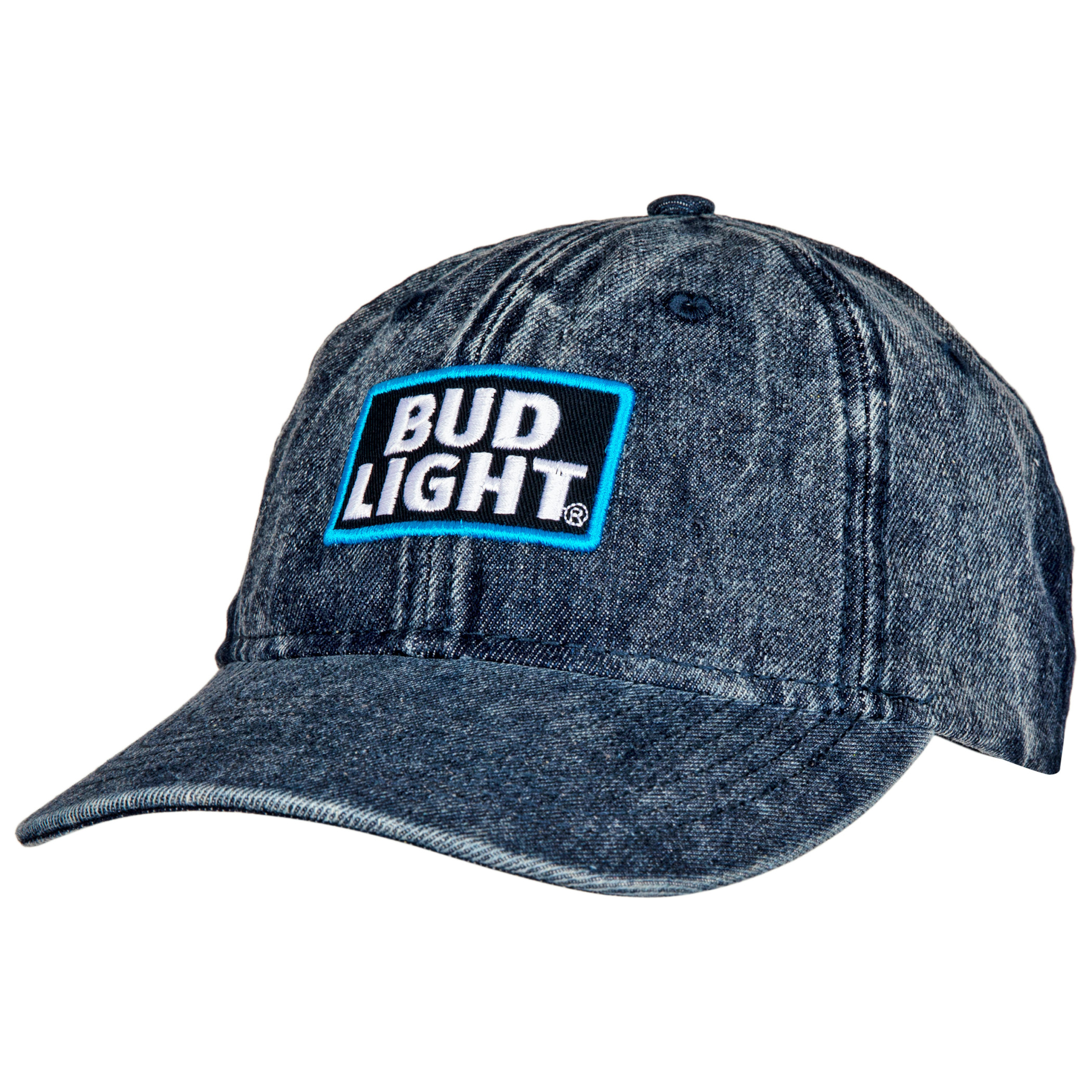 Bud Light Logo Adjustable Denim Hat