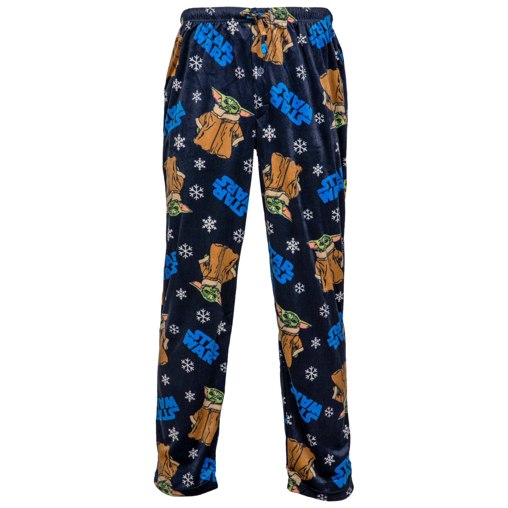 Star Wars The Child from The Mandalorian & Snowflakes Sueded Fleece Sleep Pants