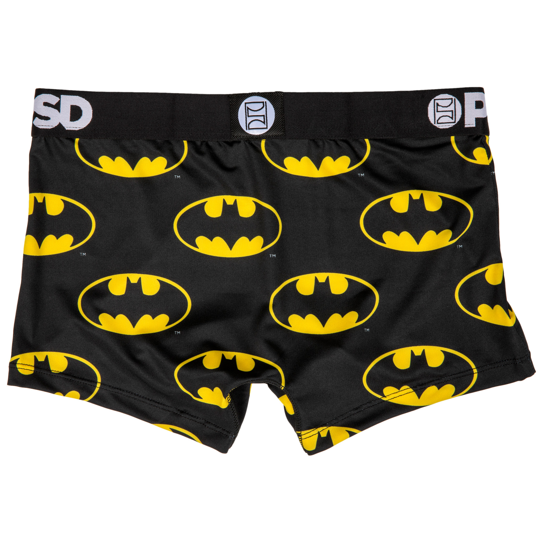 DC Batman Symbol Microfiber Blend Boy Shorts Underwear