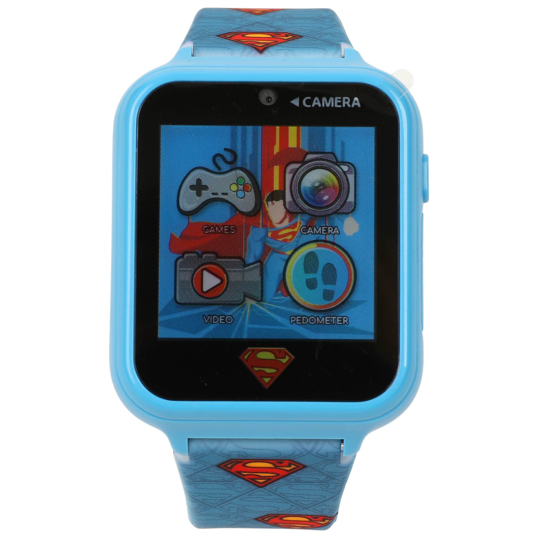 Superman Symbols All Over Accutime Interactive Kids Watch