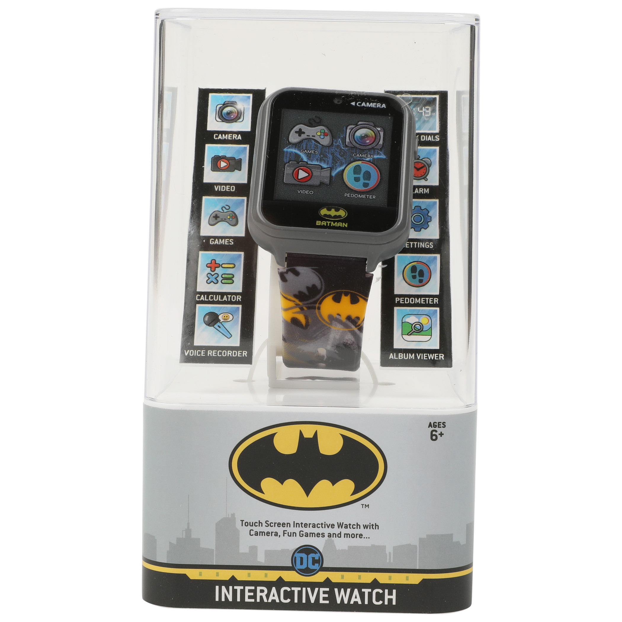 Batman Symbols All Over Accutime Kids Interactive Watch