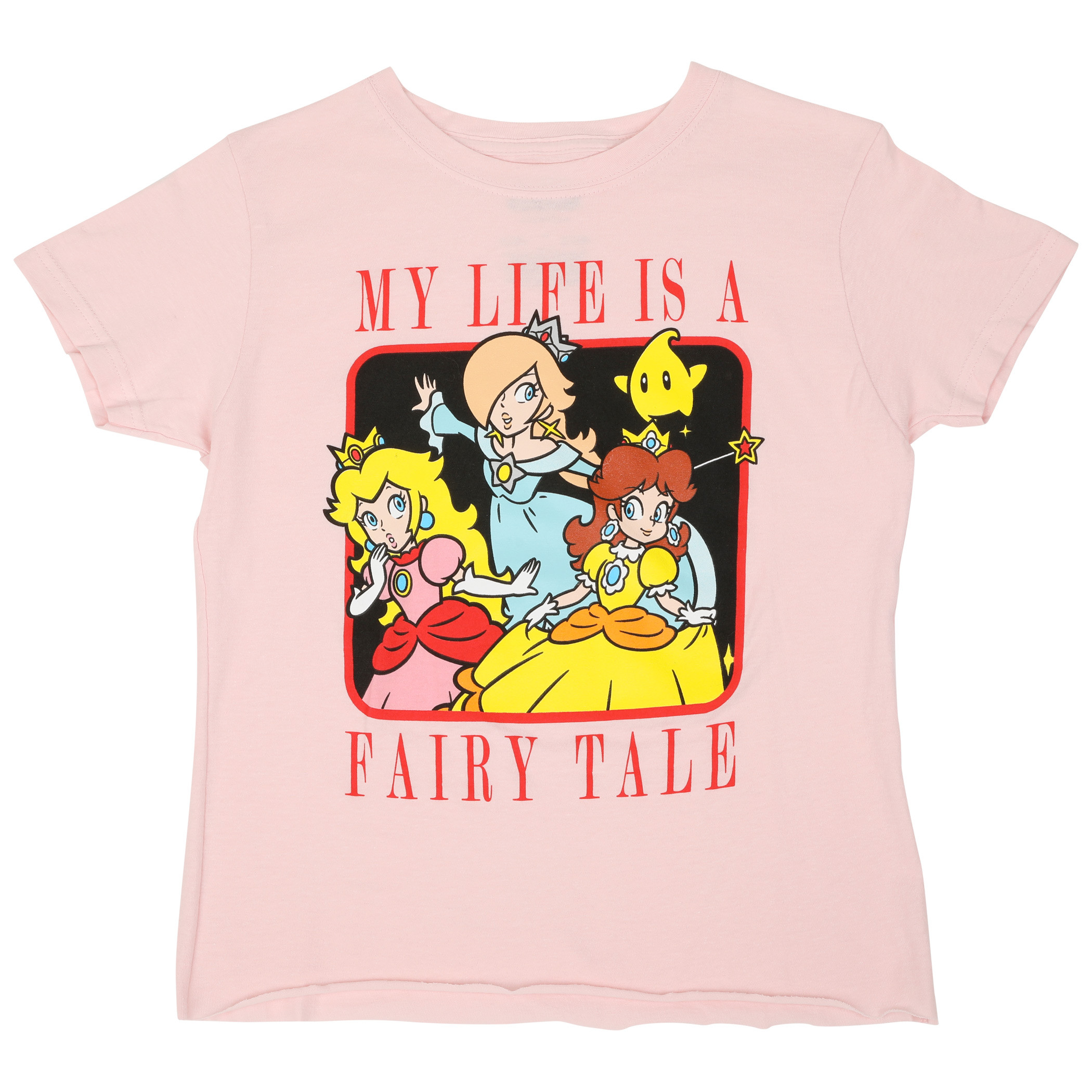 Nintendo Super Mario Princesses Fairy Tale Life Crop Top Shirt