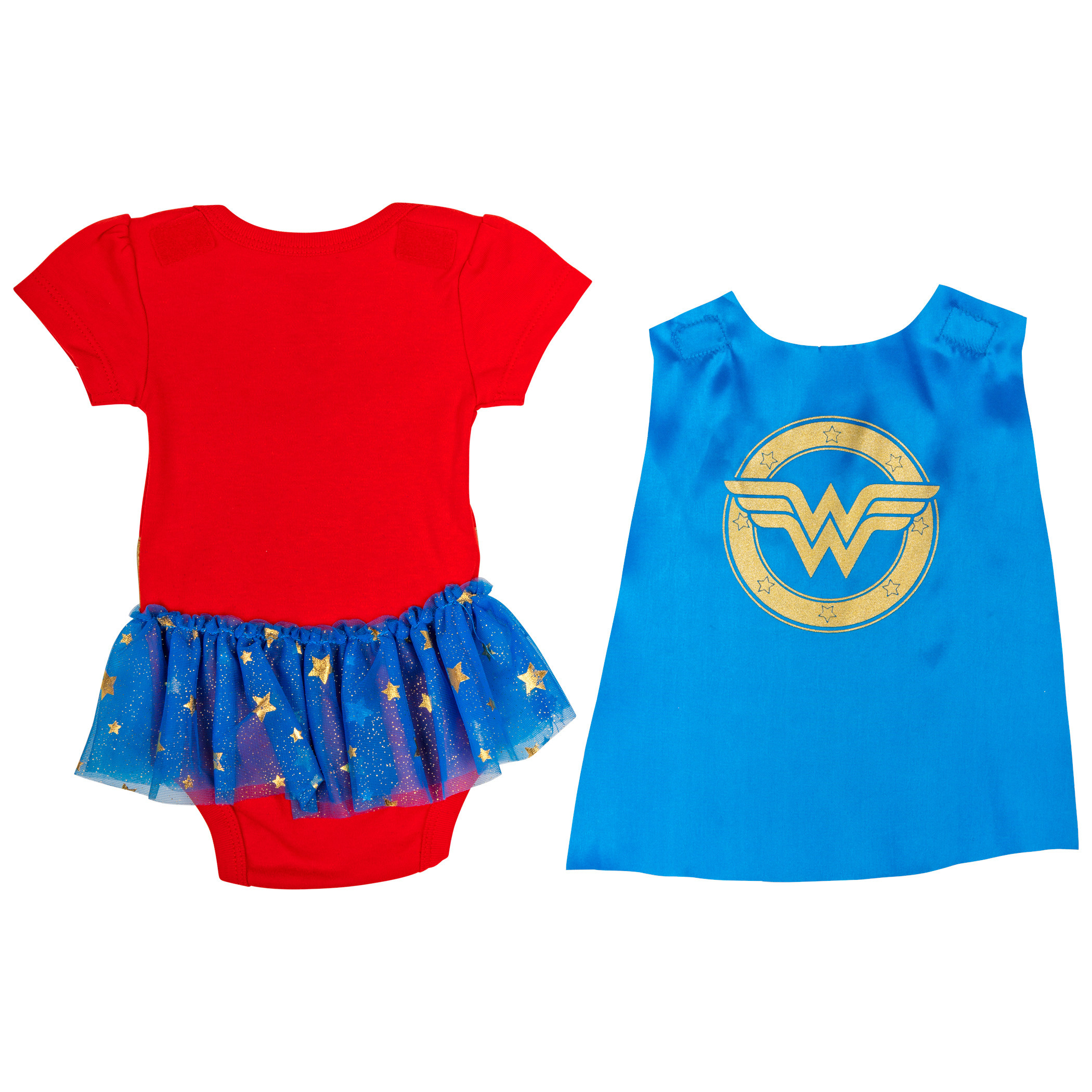 Wonder Woman DC Comics Symbol Snapsuit with Cape