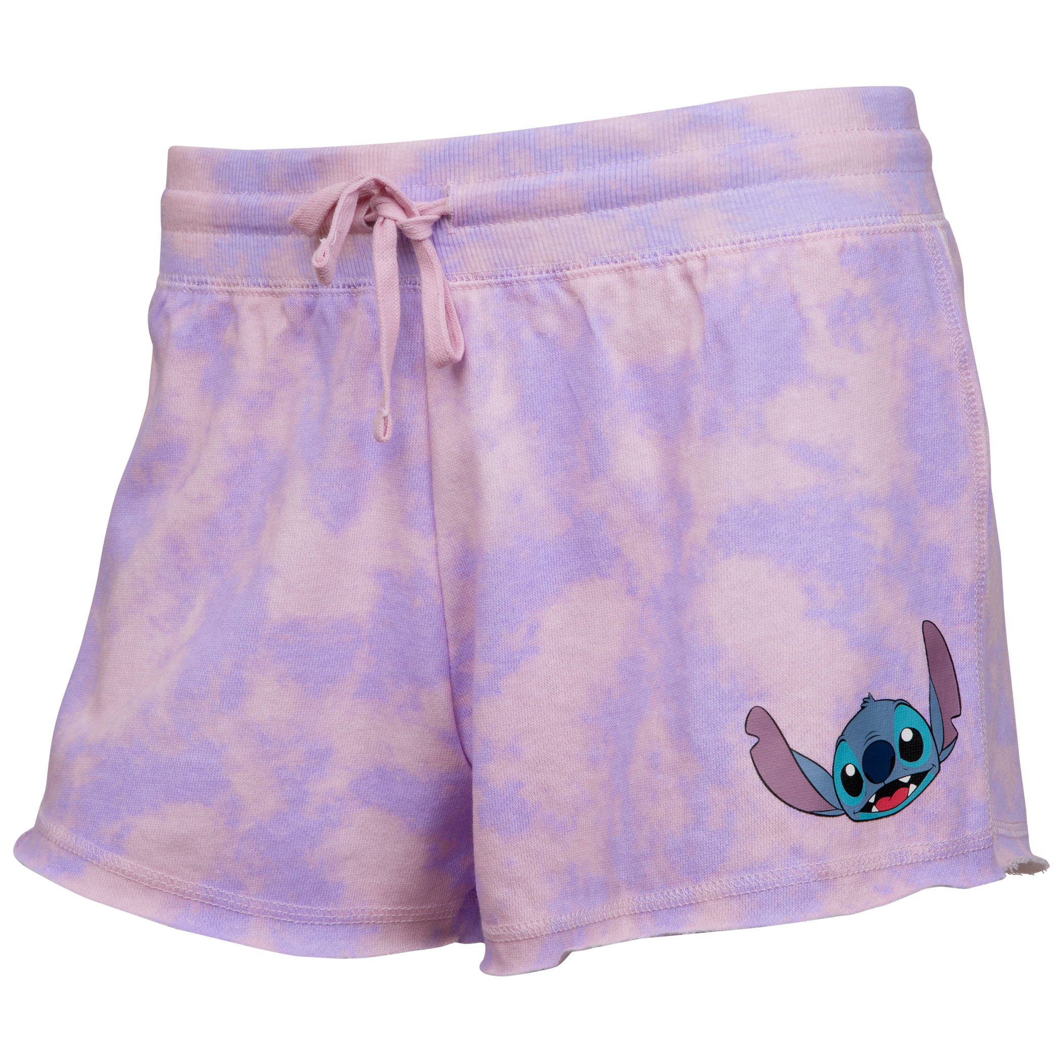 Lilo and Stitch Character Face Tie Dye Shorts