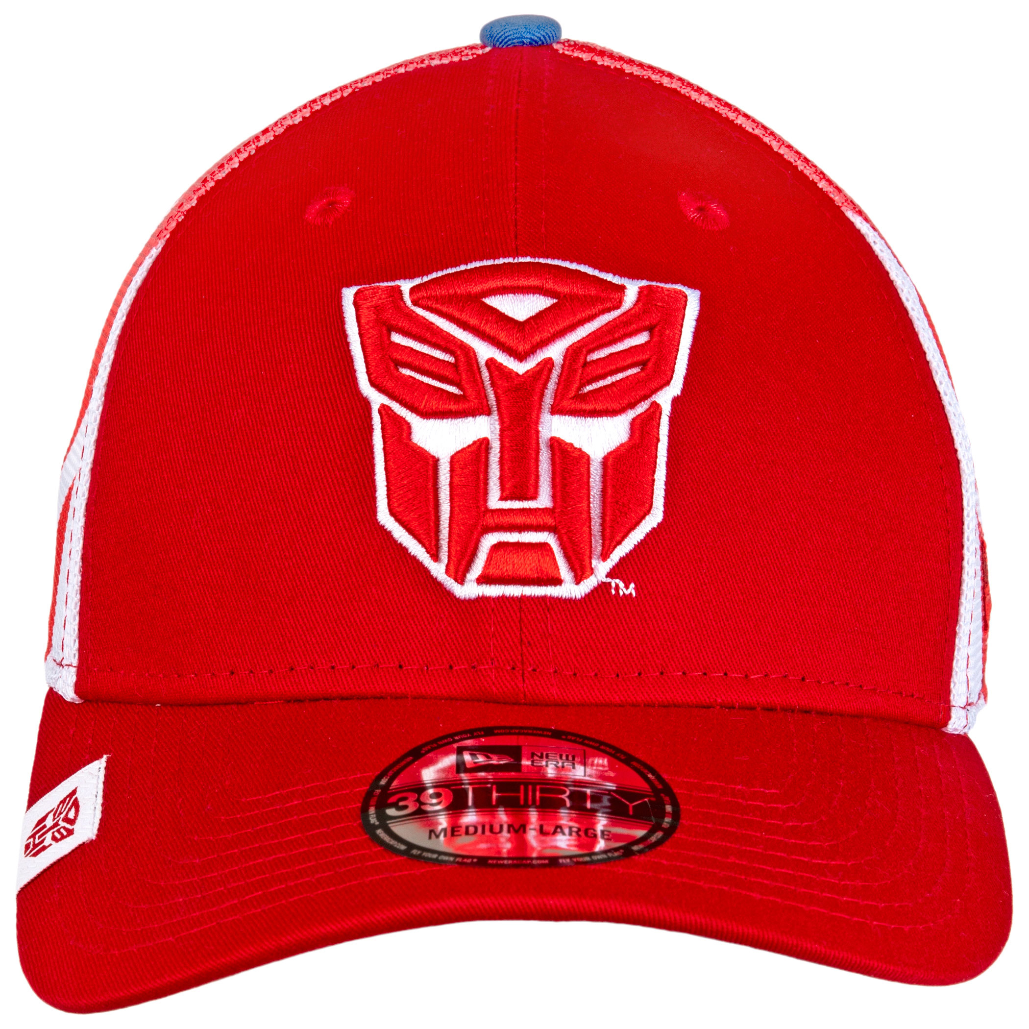 Transformers Autobots New Era 39Thirty Fitted Mesh Hat