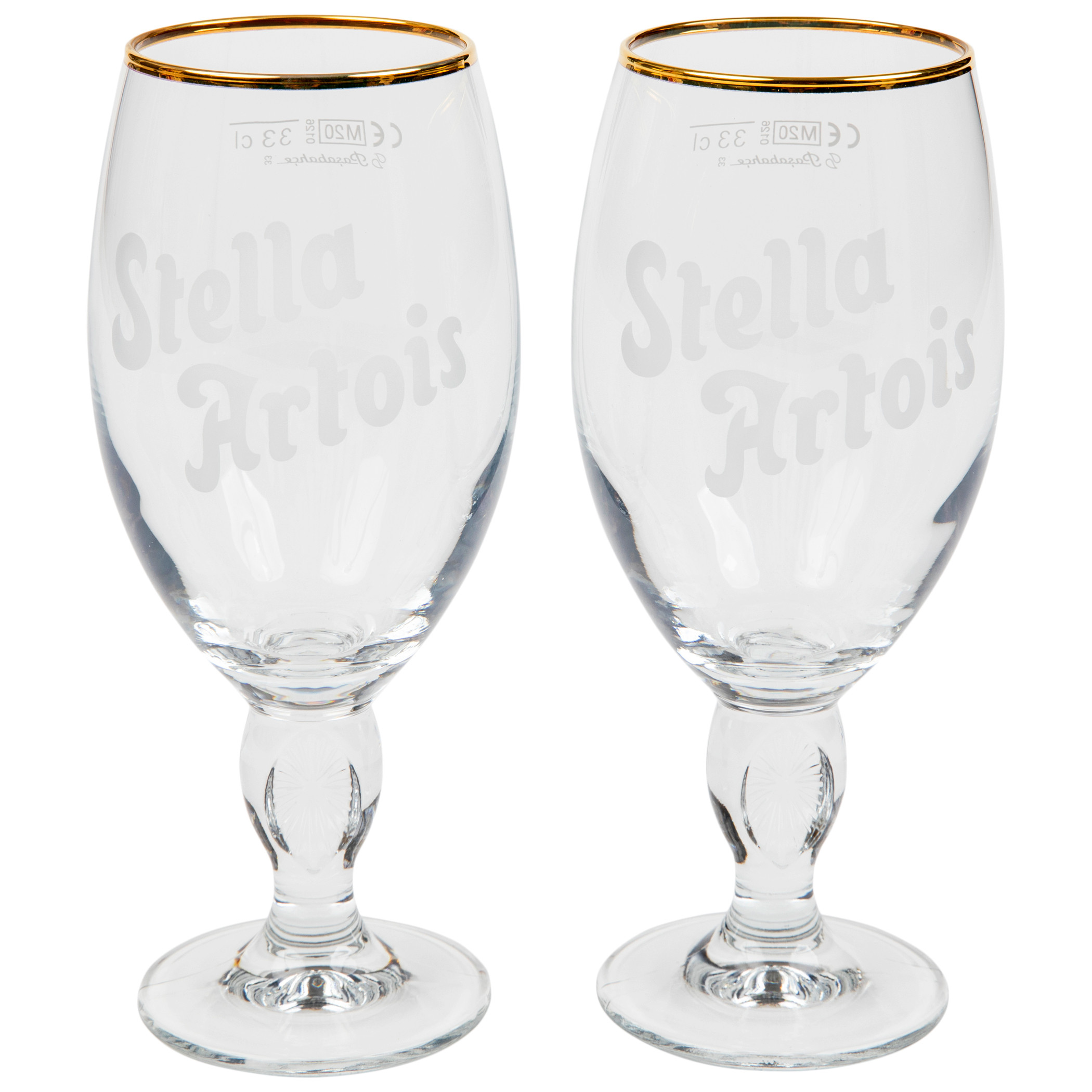**NEW SET of 6** STELLA ARTOIS 40cl BEER GLASSES** NEW IN BOX**FREE SHIPPING*** 