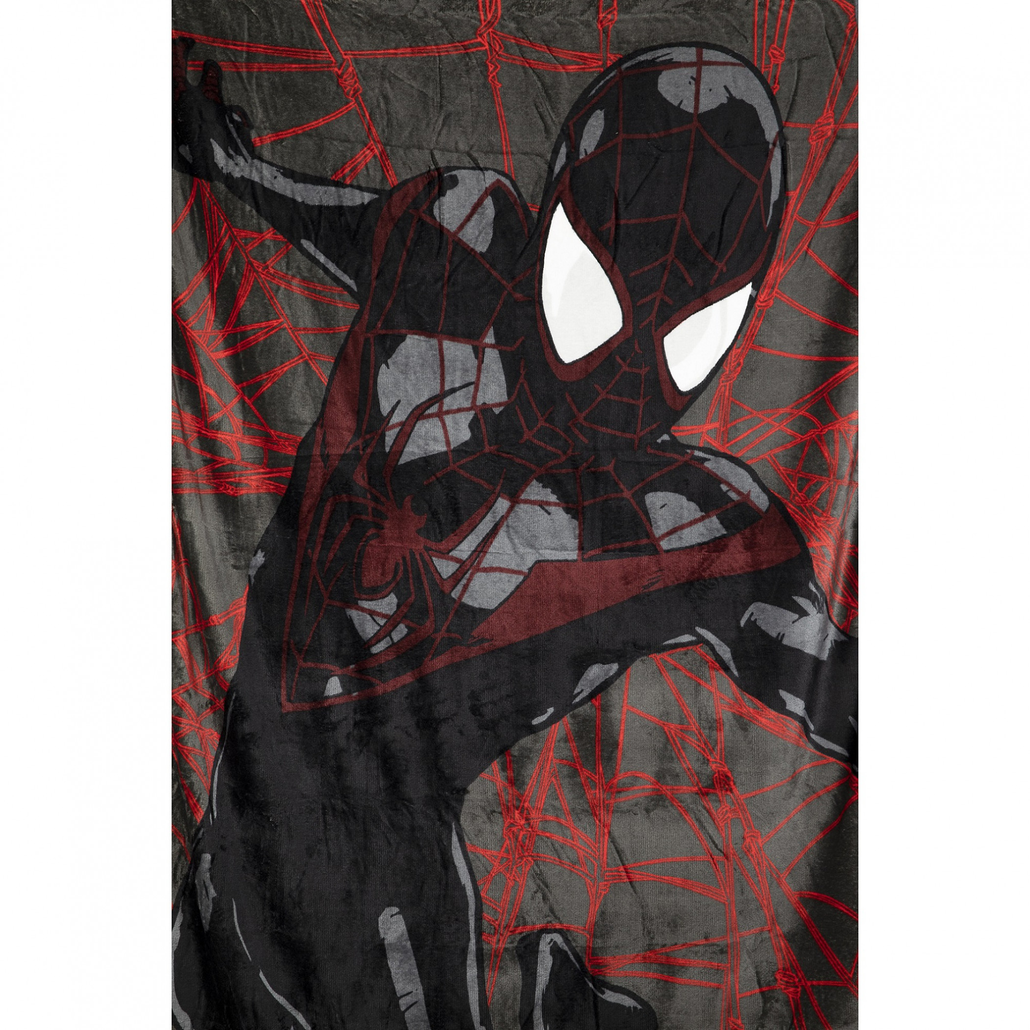 Marvel Miles Morales Spider-Man Webs New Kids Throw Blanket