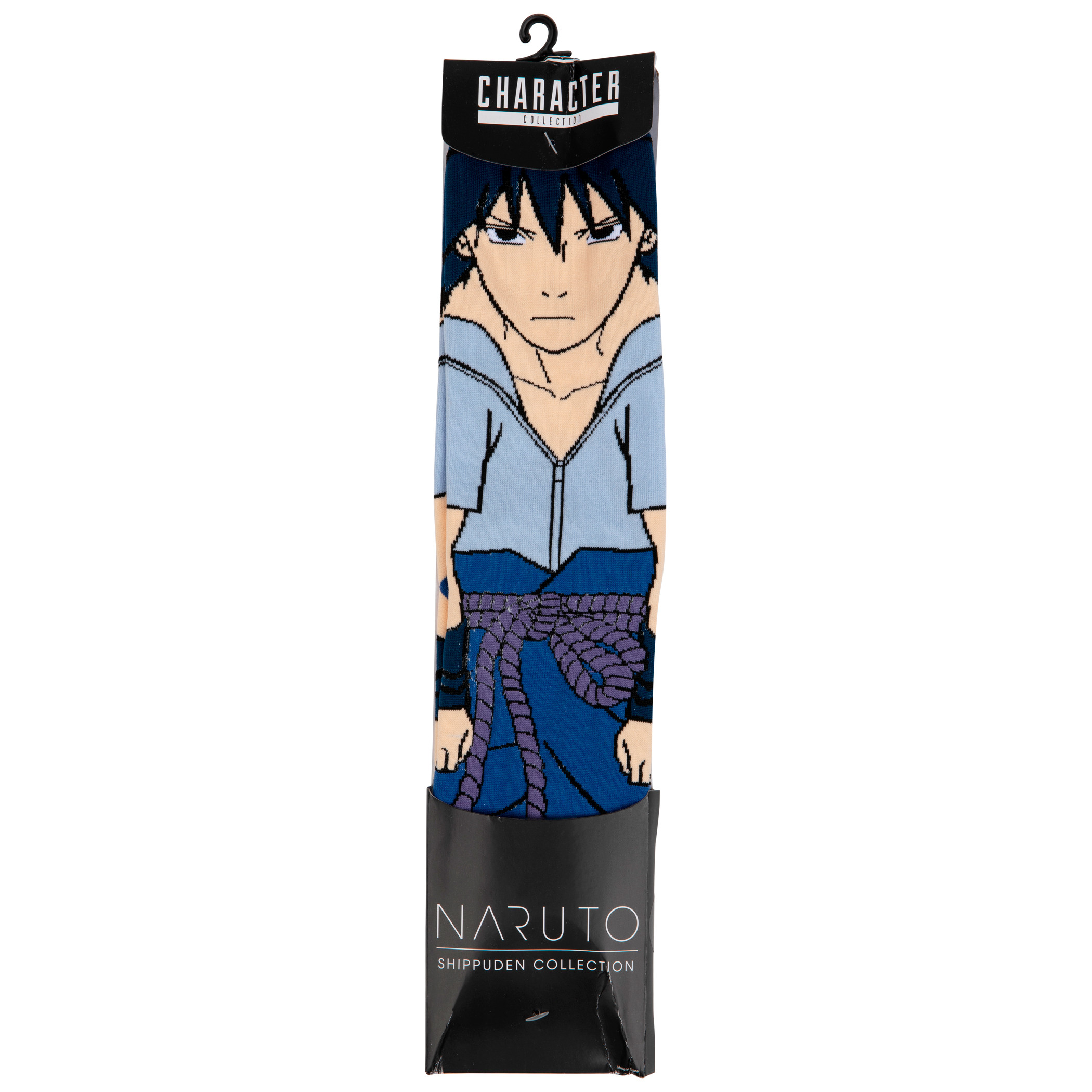 Naruto Sasuke 360 Character Crew Socks