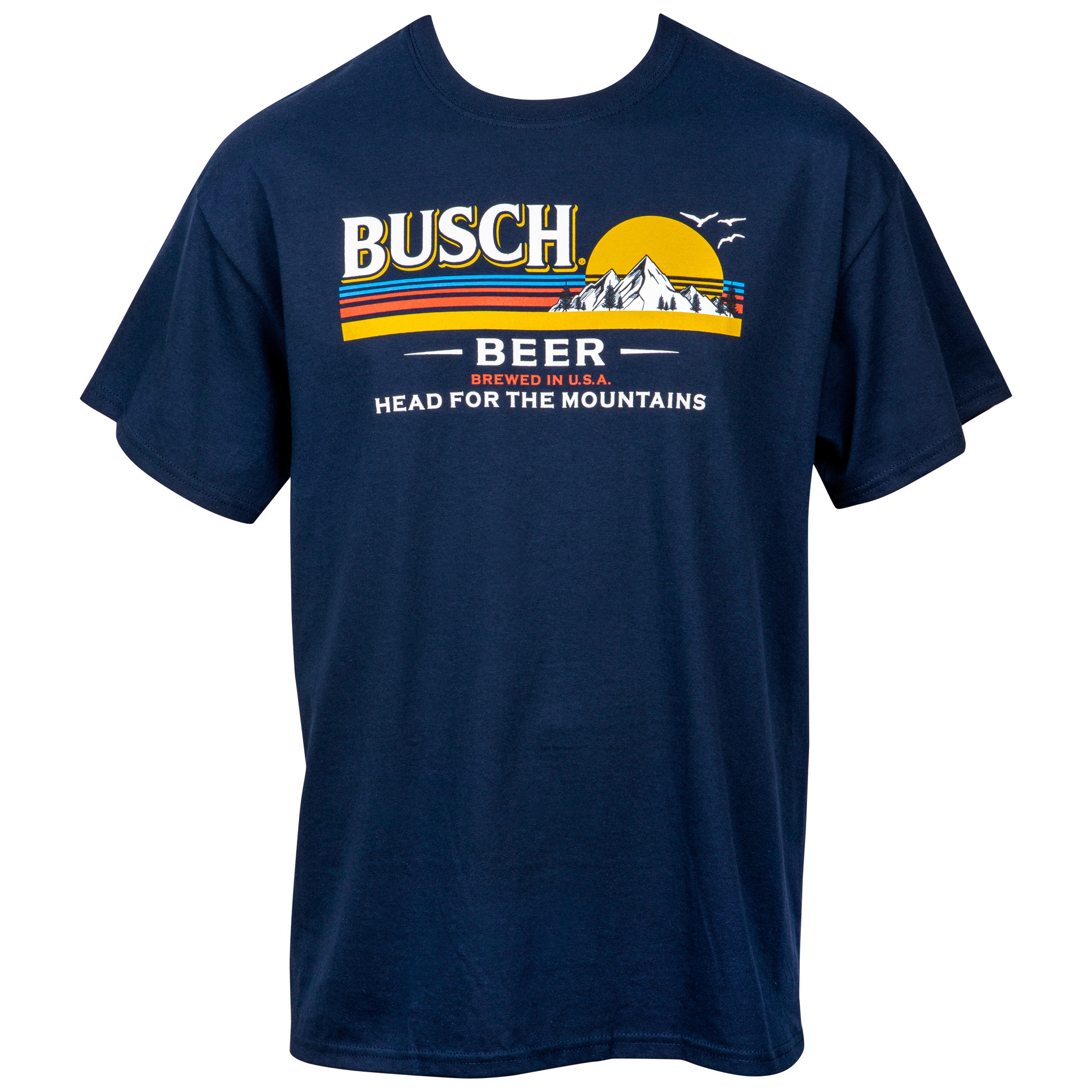 Busch Beer Mountains Logo Tee by FamilySpan on DeviantArt