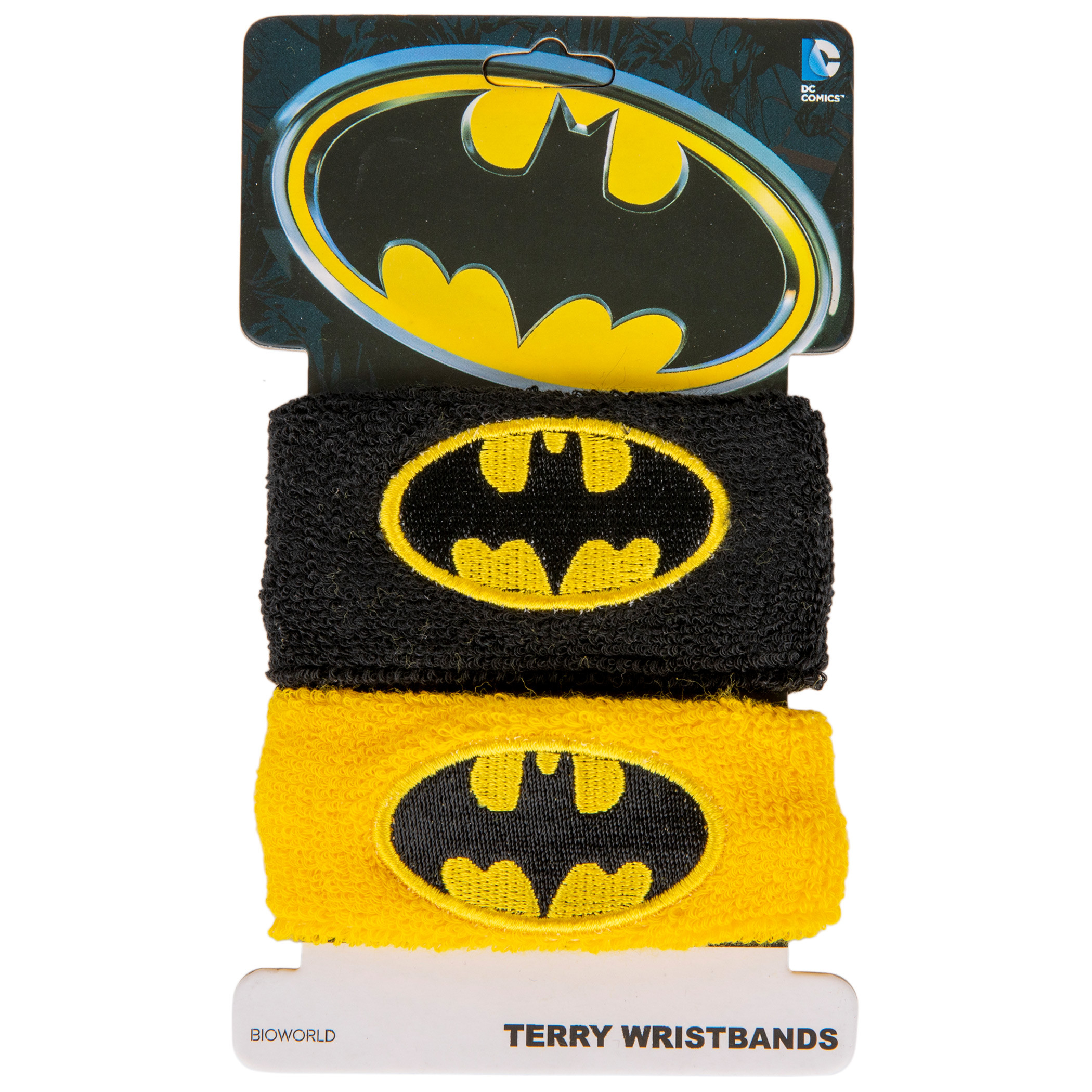 Batman Classic Symbol Two-Pair Pack of Wristbands