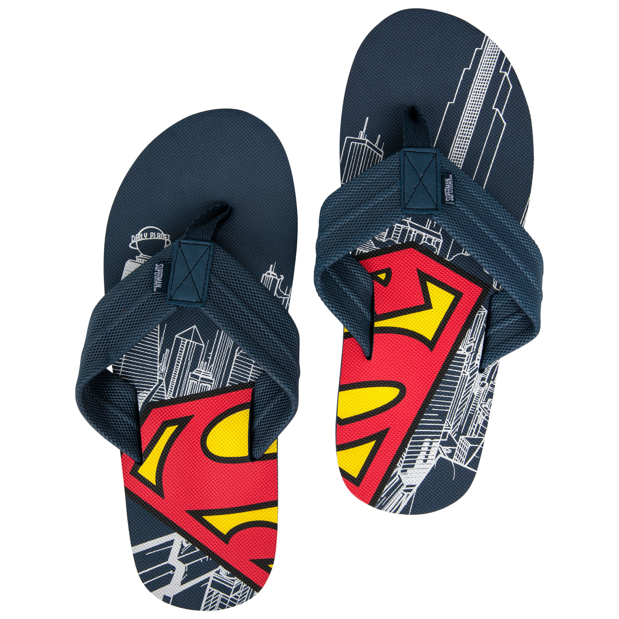 Superman Symbol Men's Flip Flops