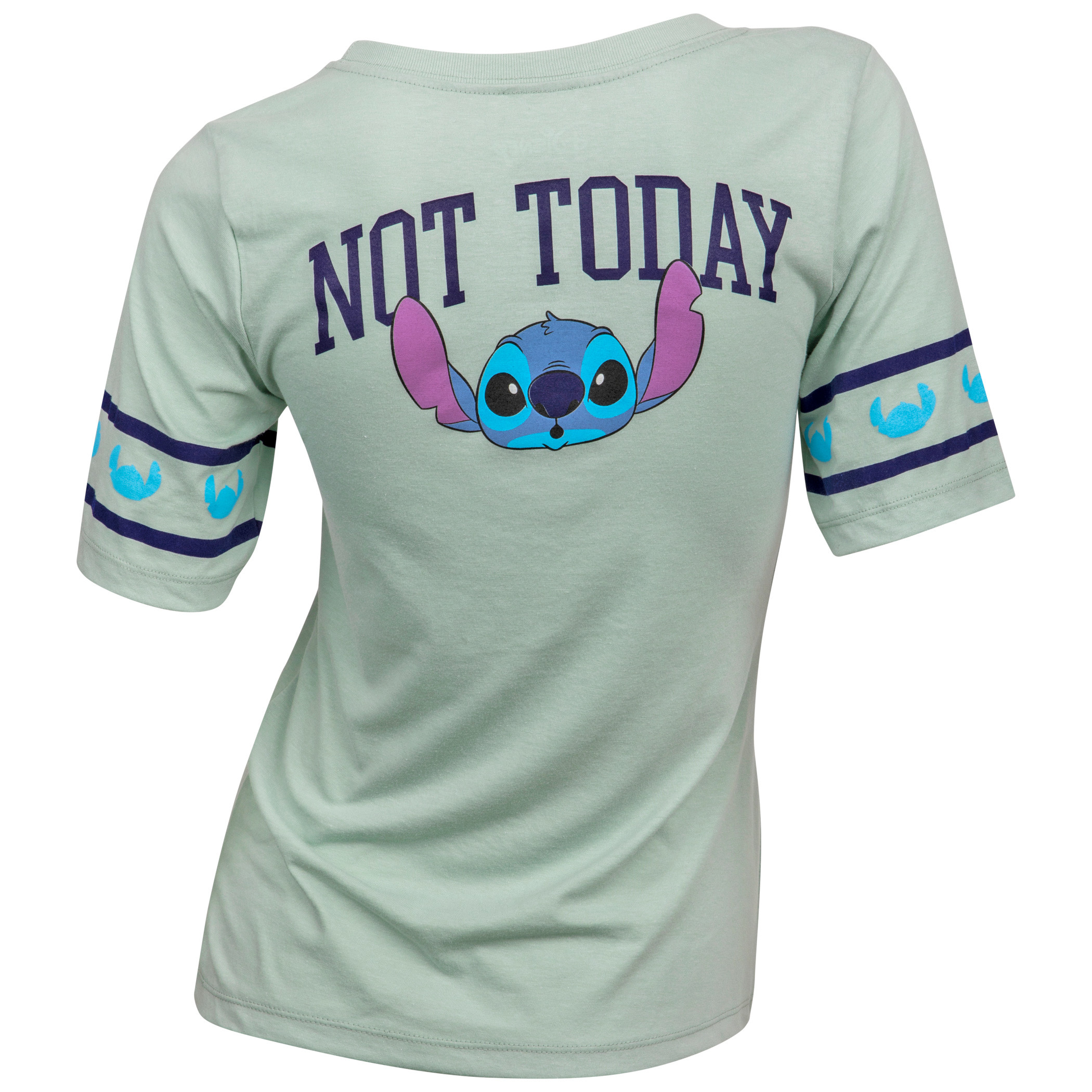 Disney Lilo & Stitch Nope Not Today Front and Back Women's T-Shirt