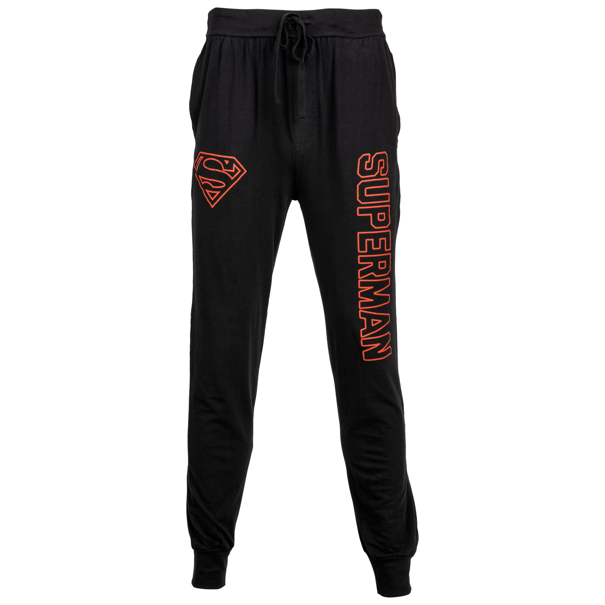 Superman Red Text and Symbol Joggers