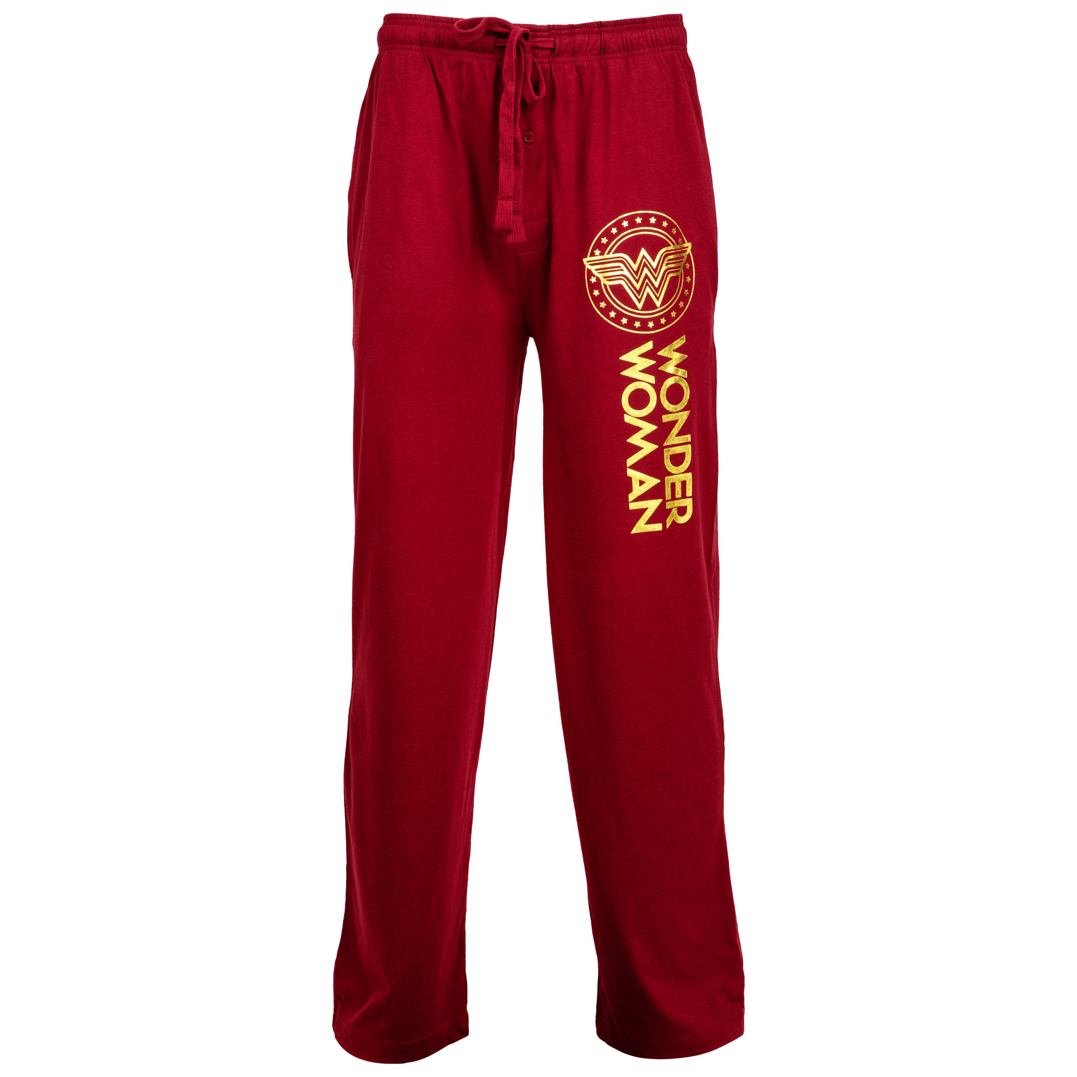 Wonder Woman Golden Logo Unisex Pajama Pants