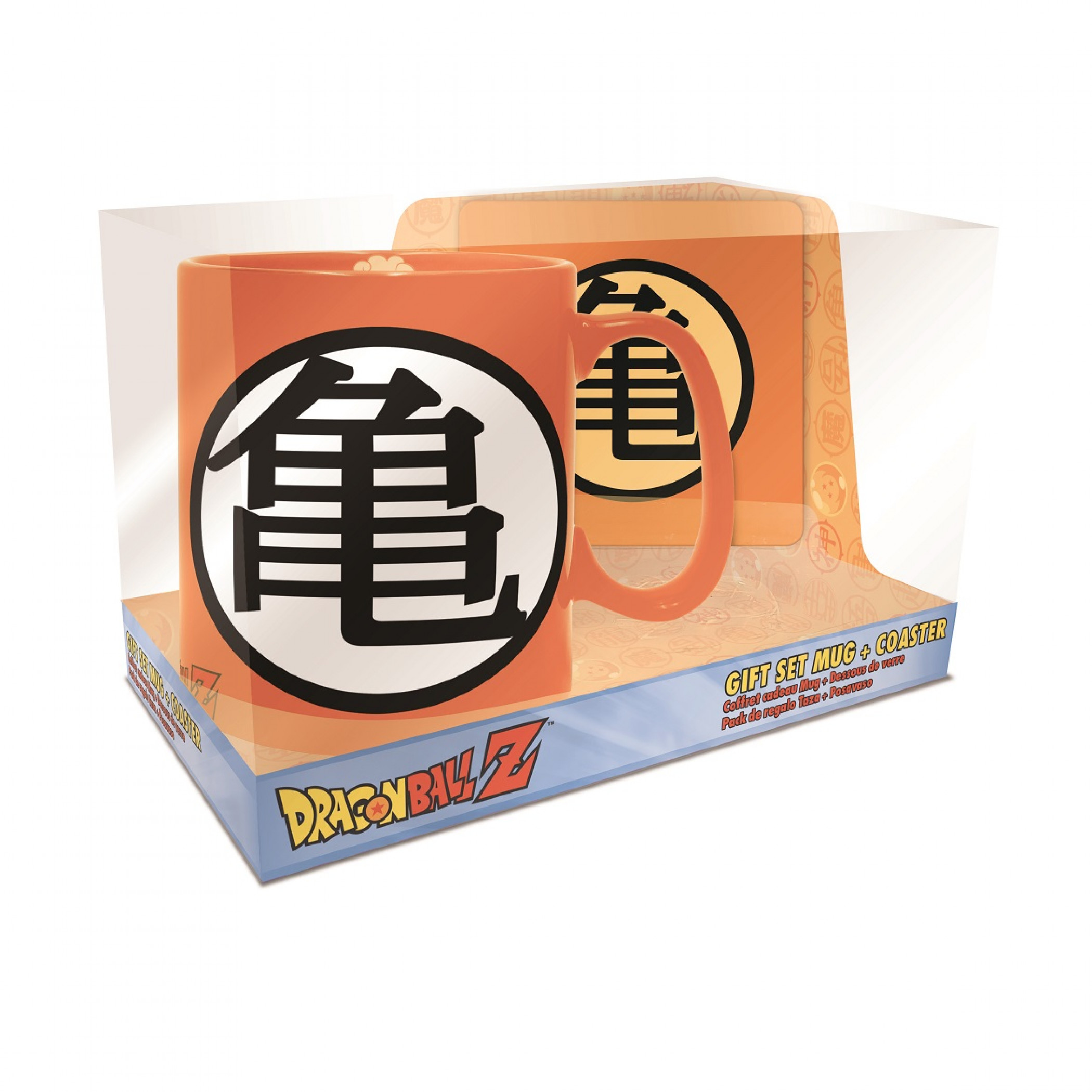 Dragon Ball Z Goku Symbol Mug and Coaster Set