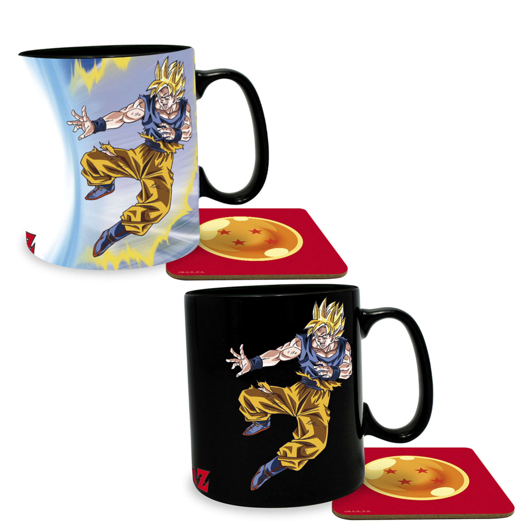 Dragon Ball Z  Goku vs. Kid Buu Magic Mug & Coaster Gift Set