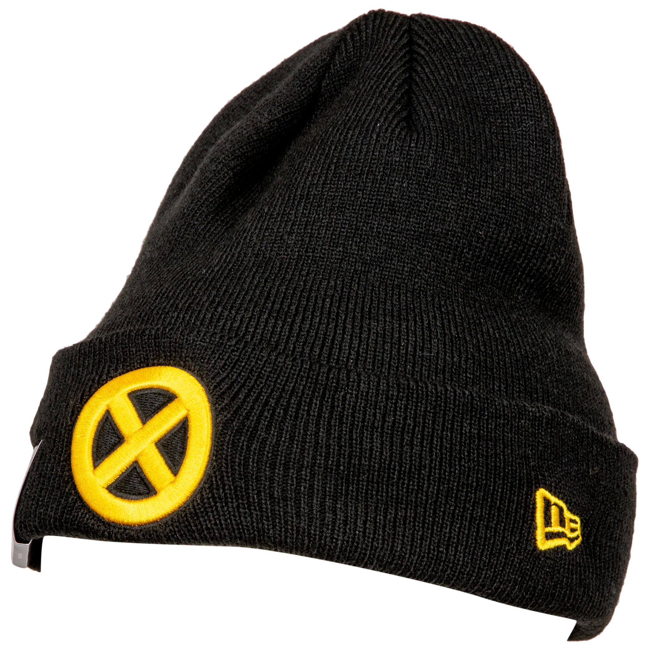 X-Men Yellow Symbol Cuff Knit New Era Beanie