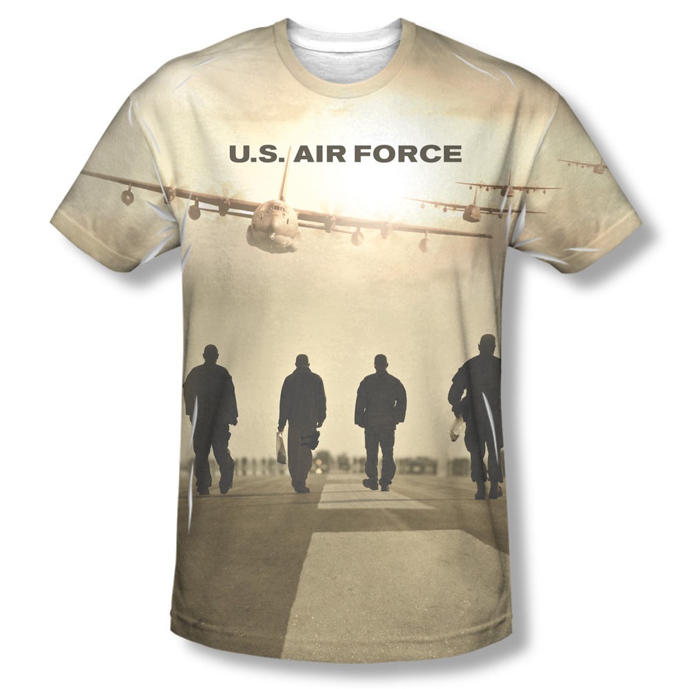 US Air Force Long Walk Sublimation T-Shirt