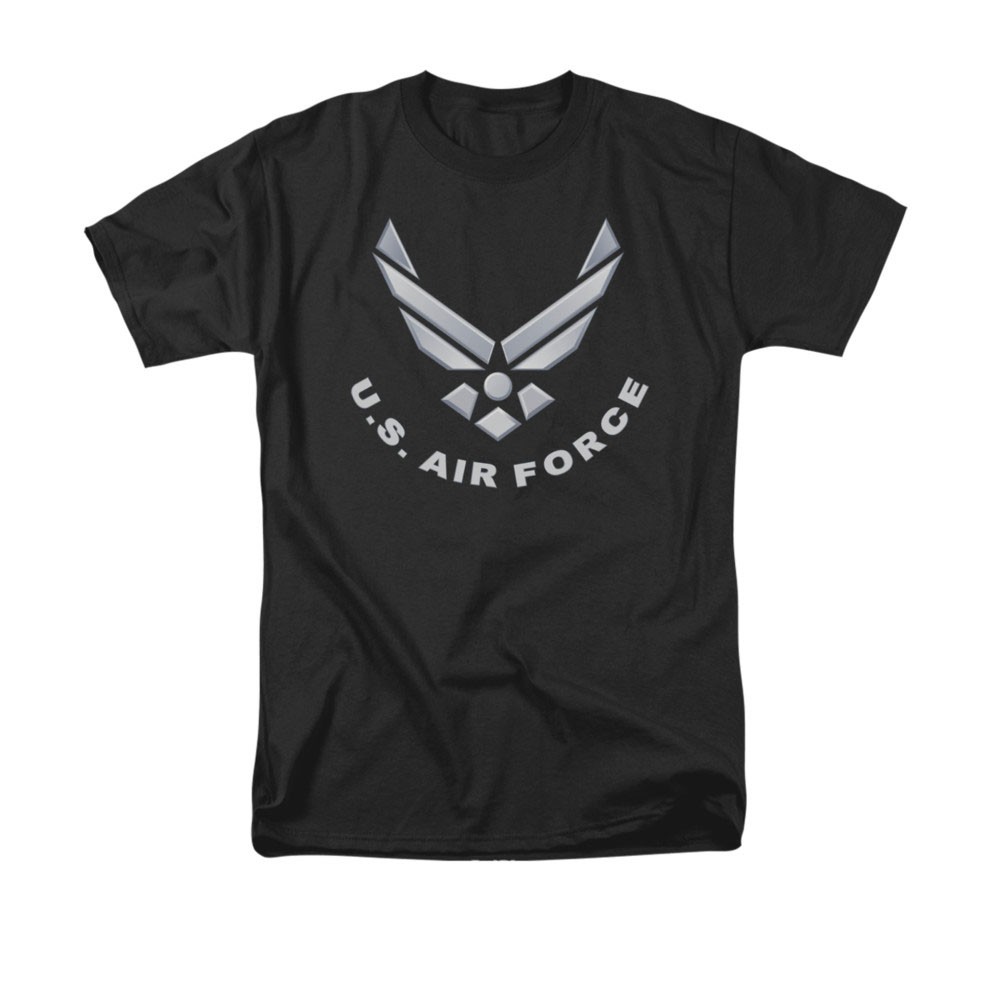 US Air Force Logo Black T-Shirt