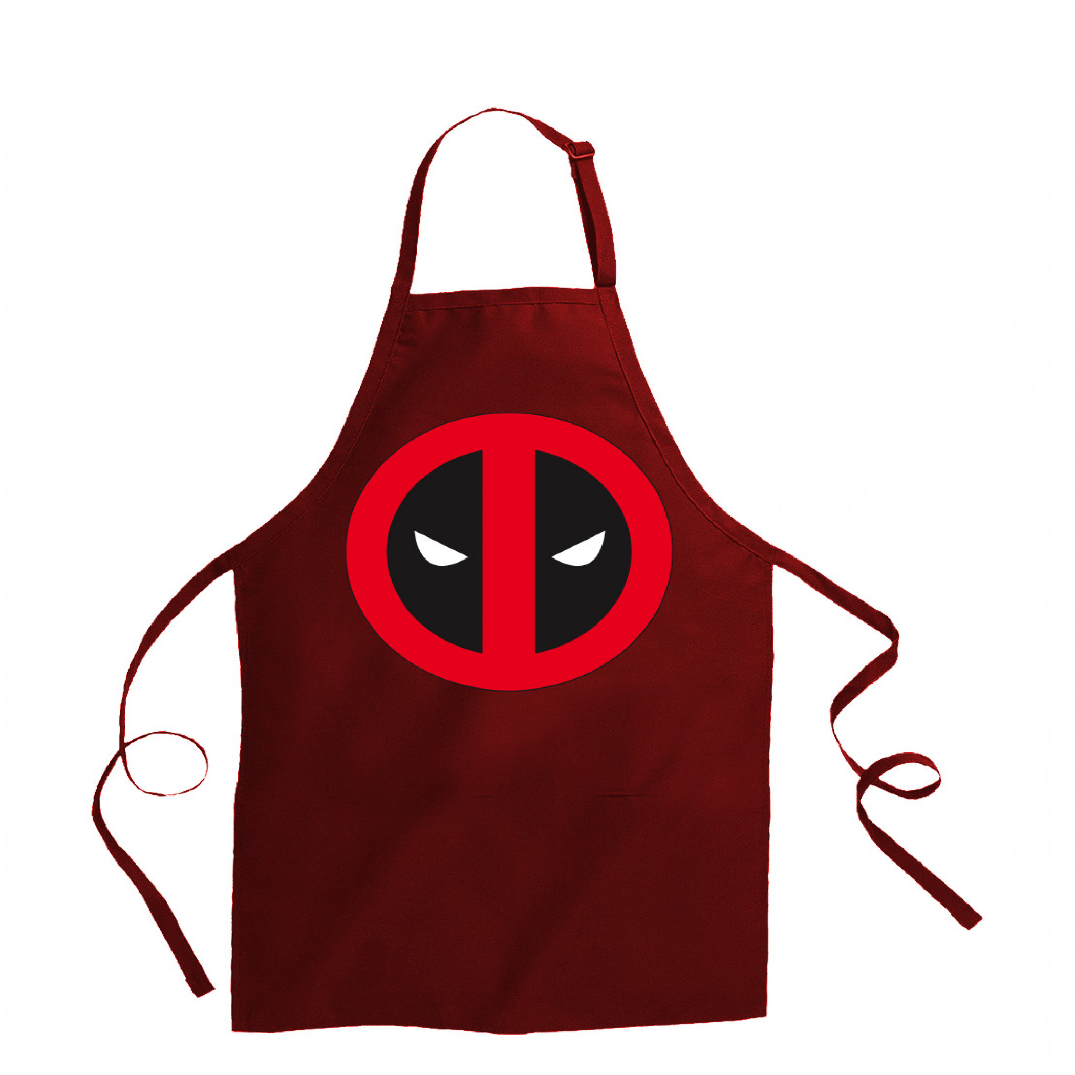 Deadpool Angry Eyes Circle Symbol Cooking Apron