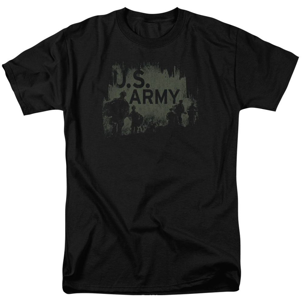 US Army Strong Soldiers Black T-Shirt