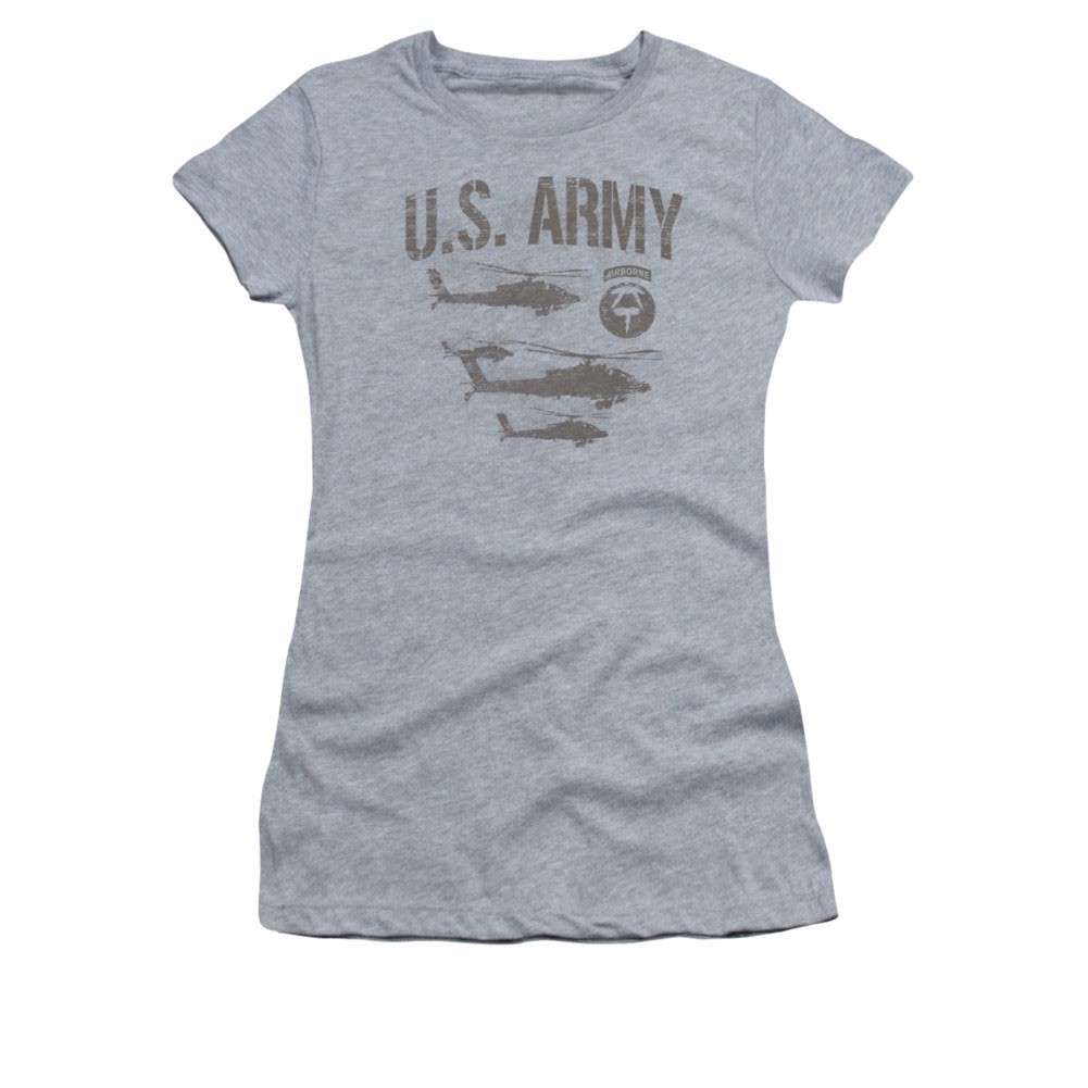 US Army Airborne Gray Juniors T-Shirt