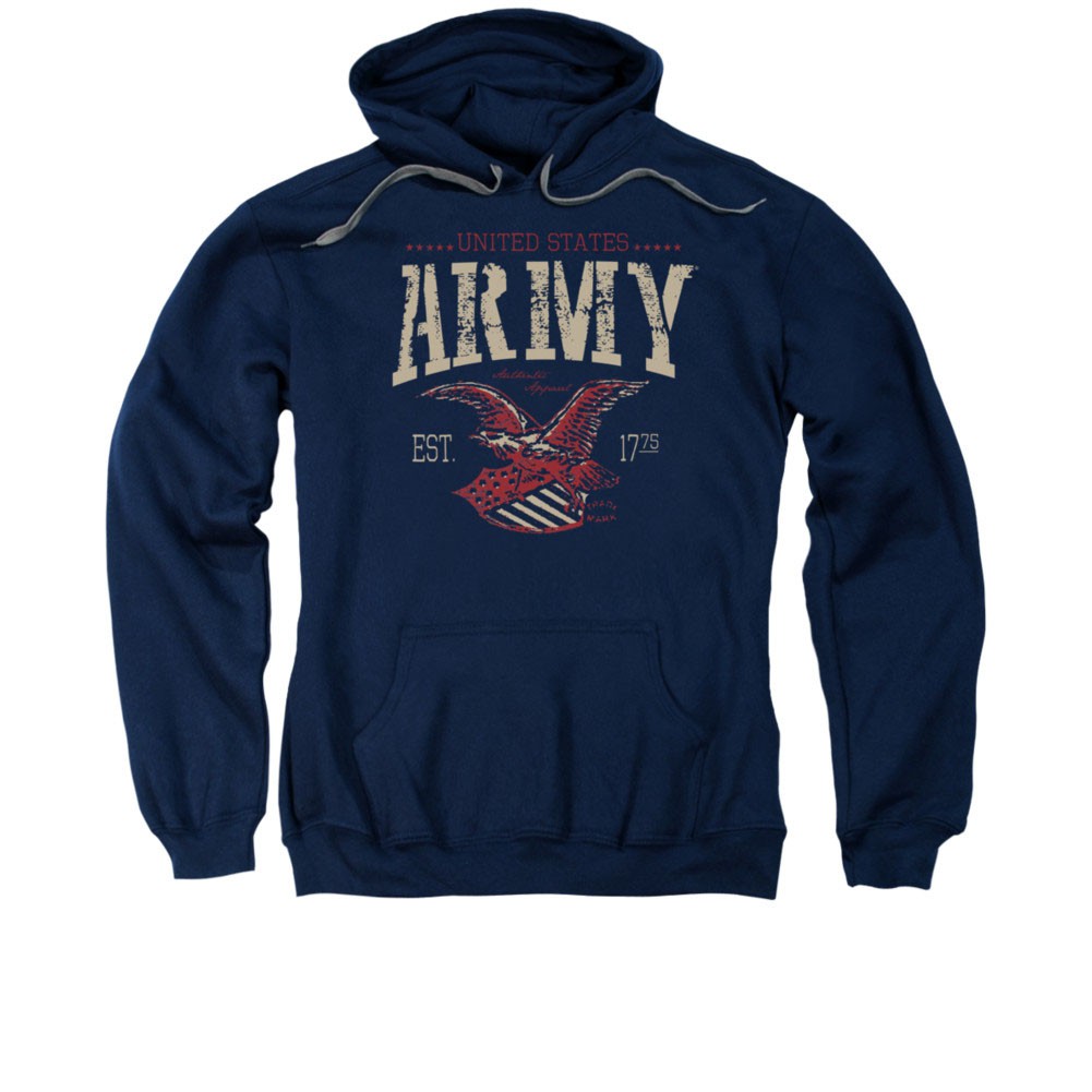 US Army Arch Blue Pullover Hoodie