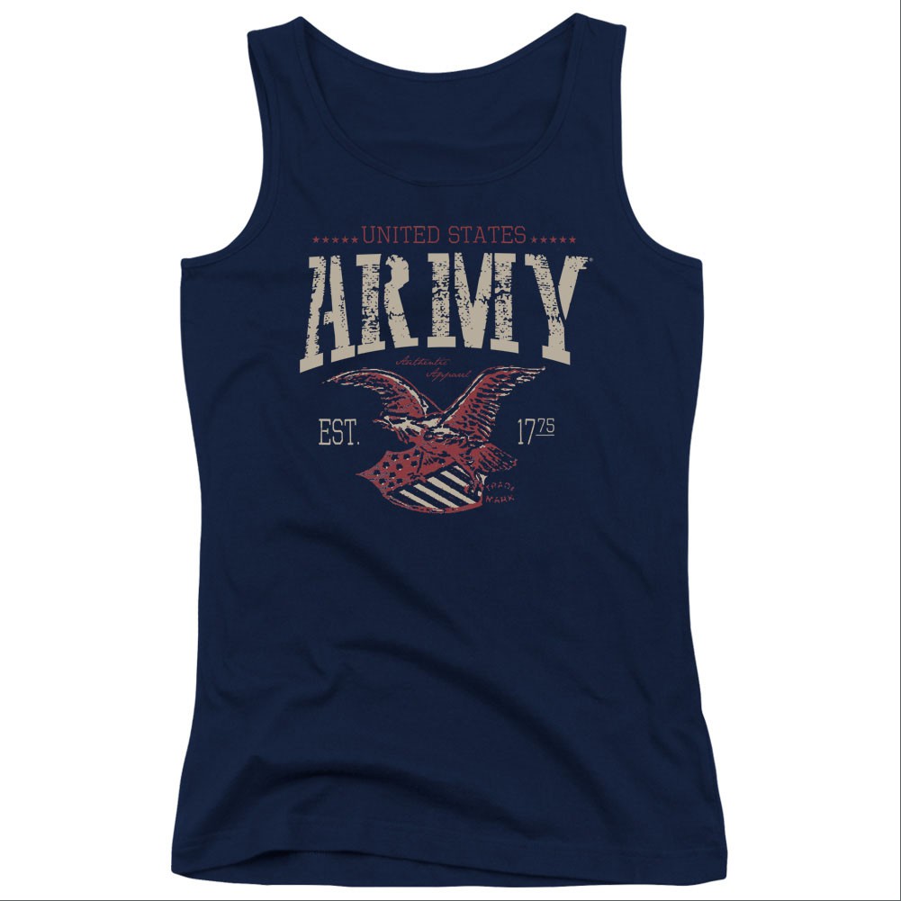 US Army Arch Blue Juniors Tank Top