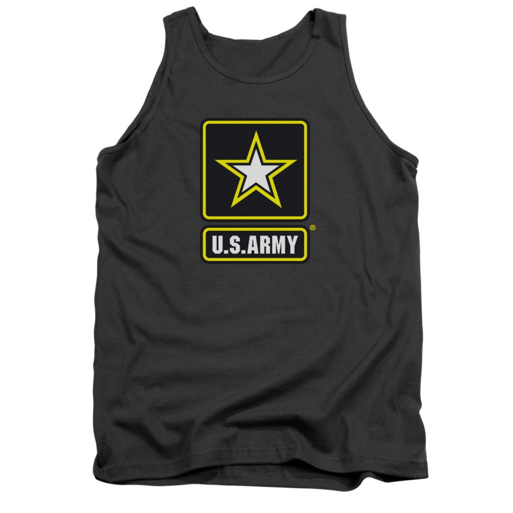 US Army Logo Gray Mens Tank Top