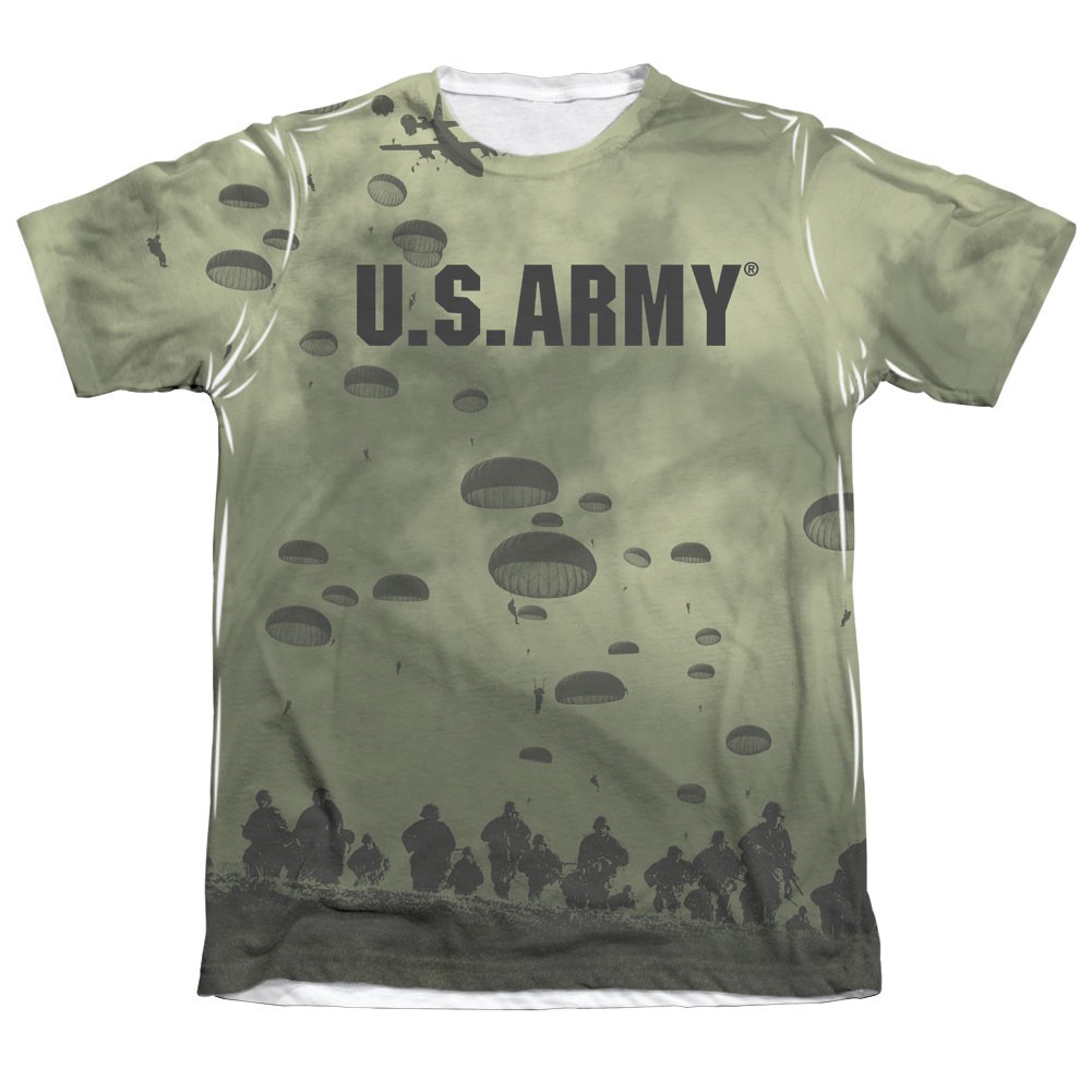 US Army Air To Land Green Sublimation T-Shirt
