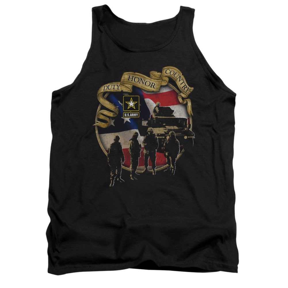 US Army Duty Honor Country Mens Tank Top