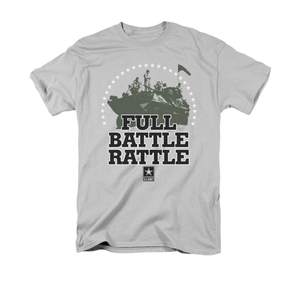 US Army Full Battle Rattle Gray T-Shirt
