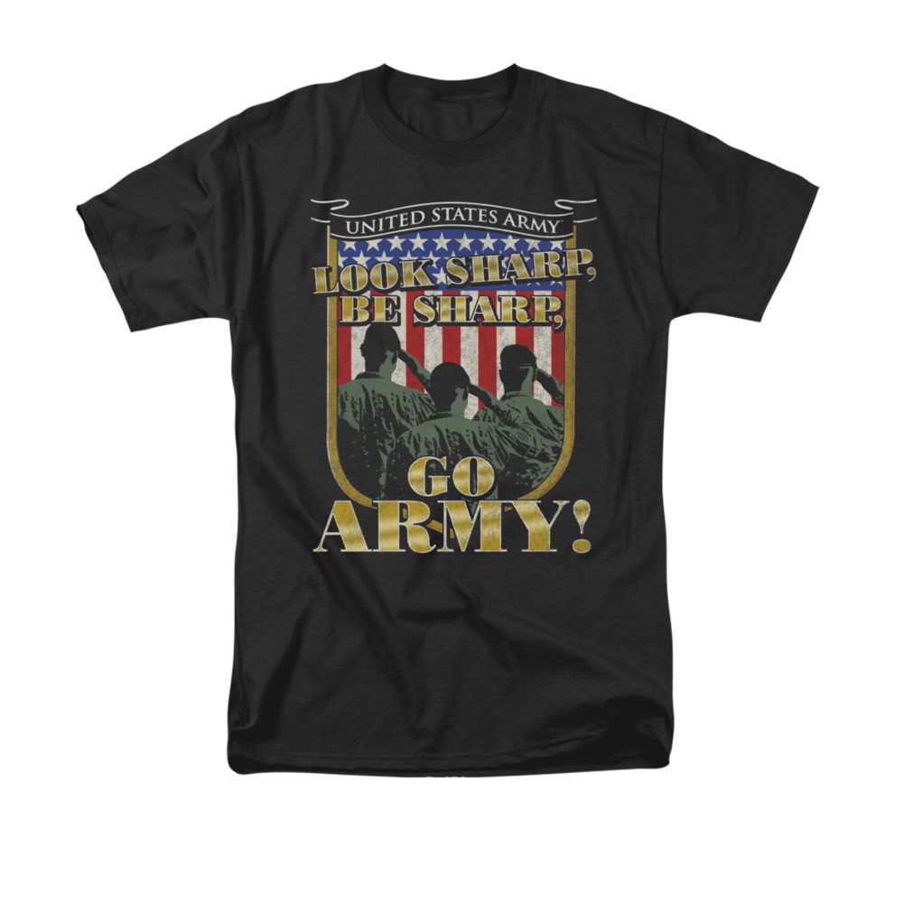 US Army Go Army Black T-Shirt
