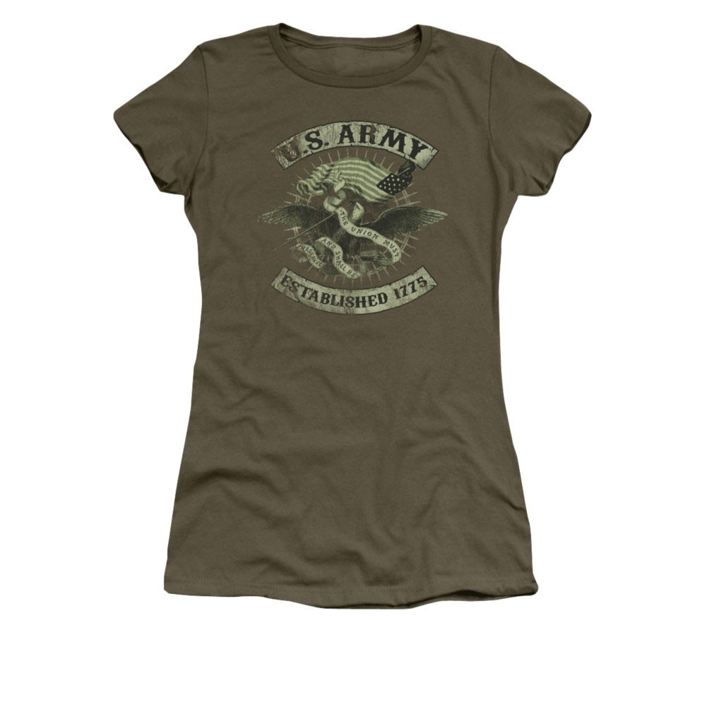 US Army Union Eagle Green Juniors T-Shirt
