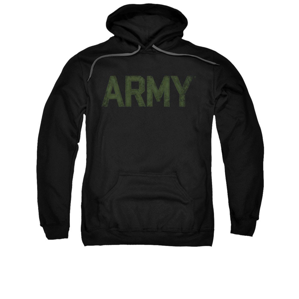 zerogravitee USMC Veteran Black Logo Hooded Sweatshirt 