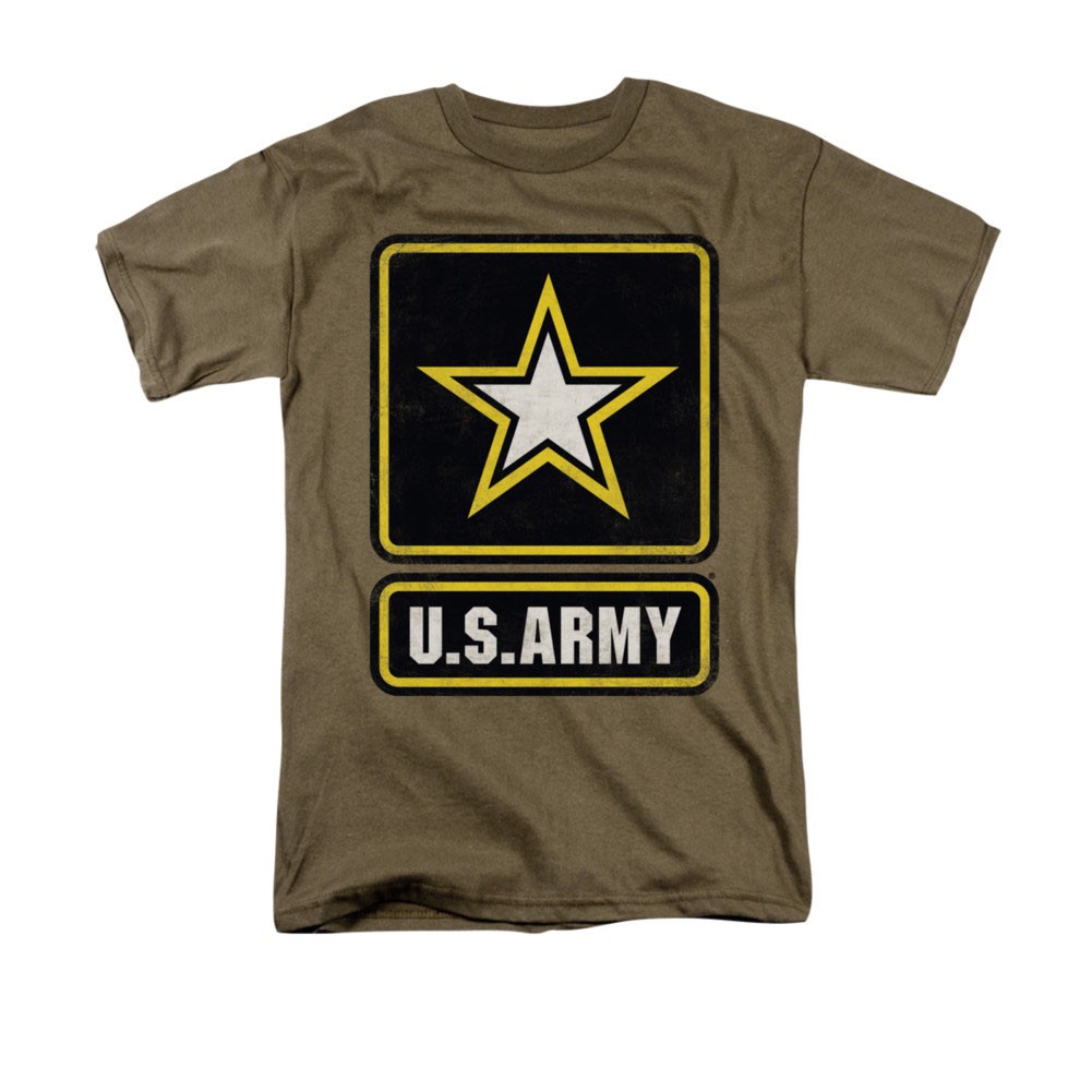 US Army Logo Brown T-Shirt