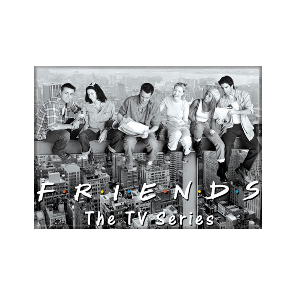 Friends Cast Black And White Magnet