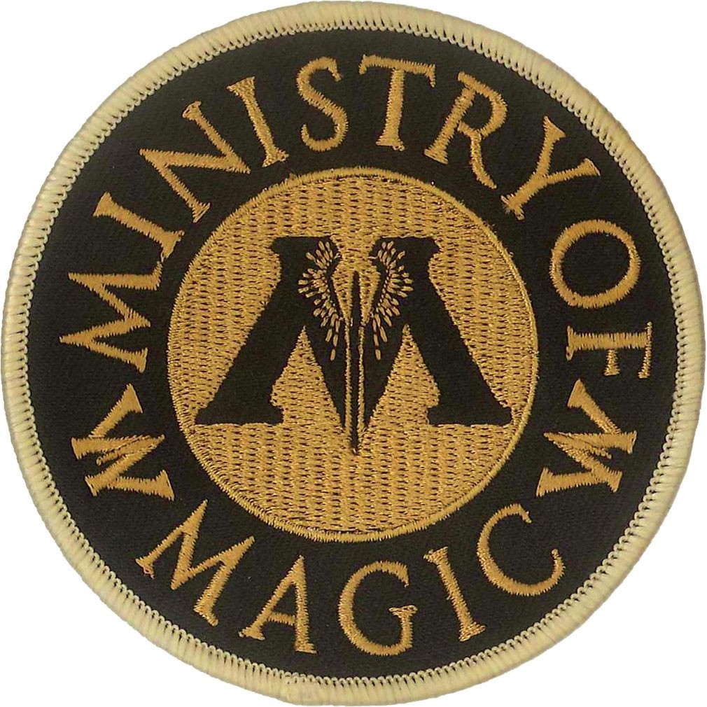 Harry Potter Ministry of Magic Logo Thick Metal Enamel Pin NEW UNUSED 