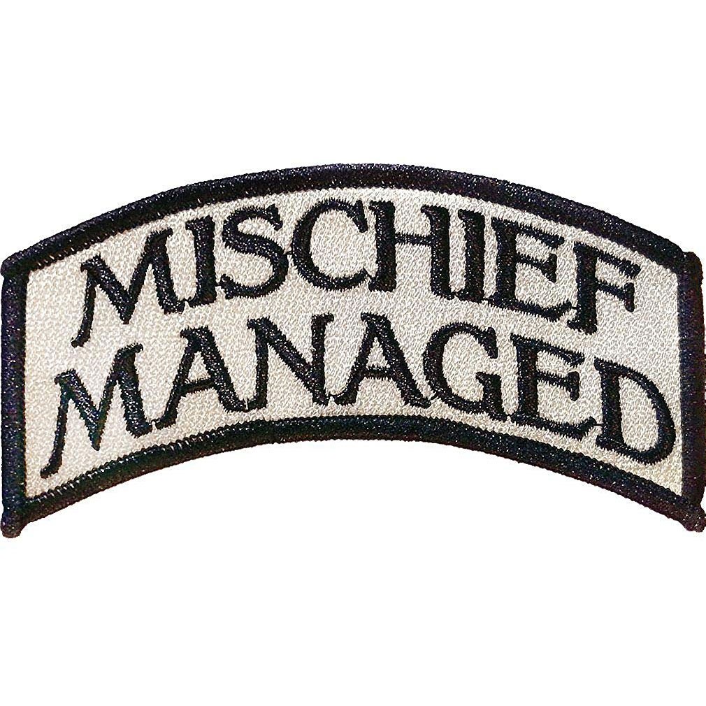 Harry Potter Mischief Managed Patch
