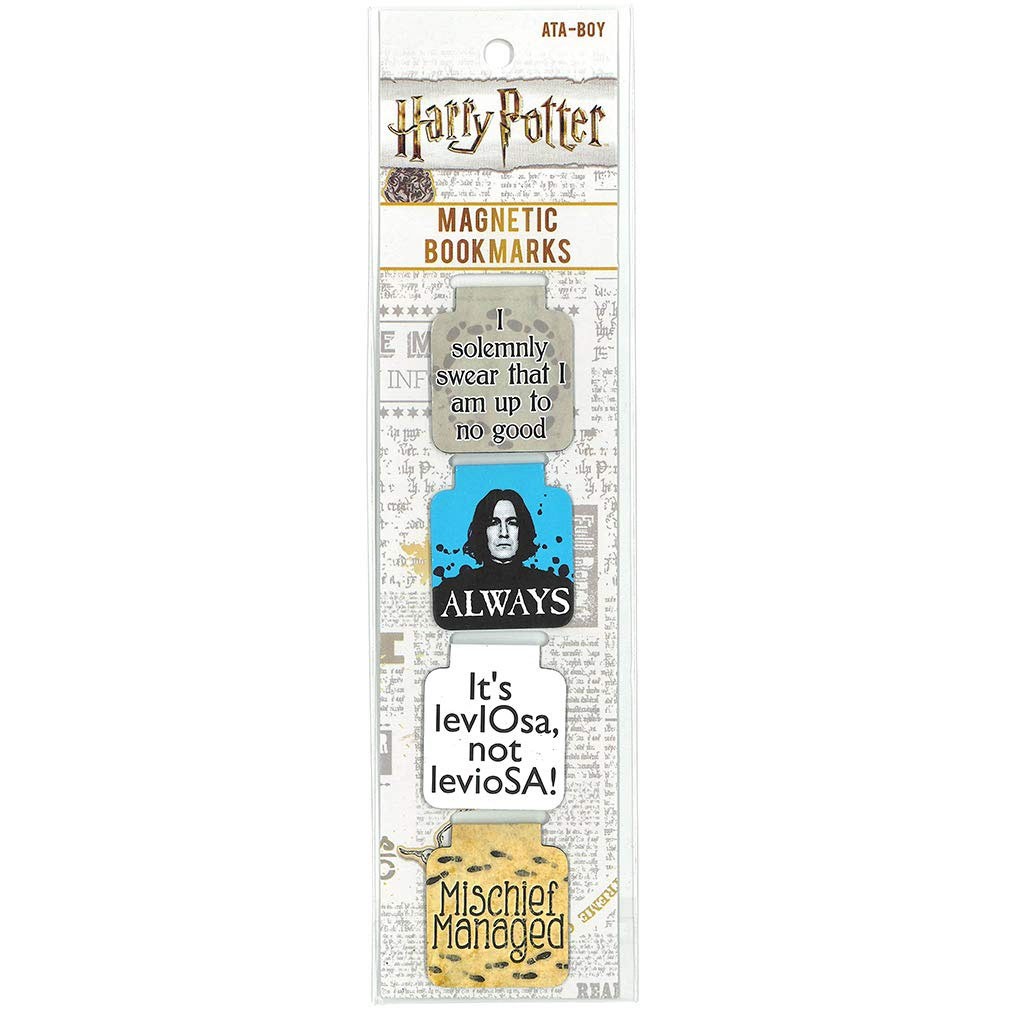 Harry Potter Magnetic Bookmark 4 Pack