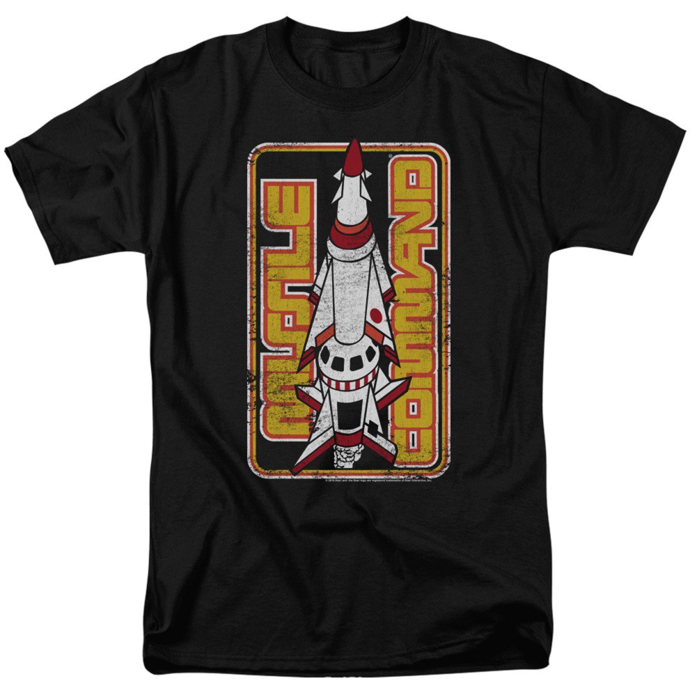 Atari Missile Command Men's Black T-Shirt