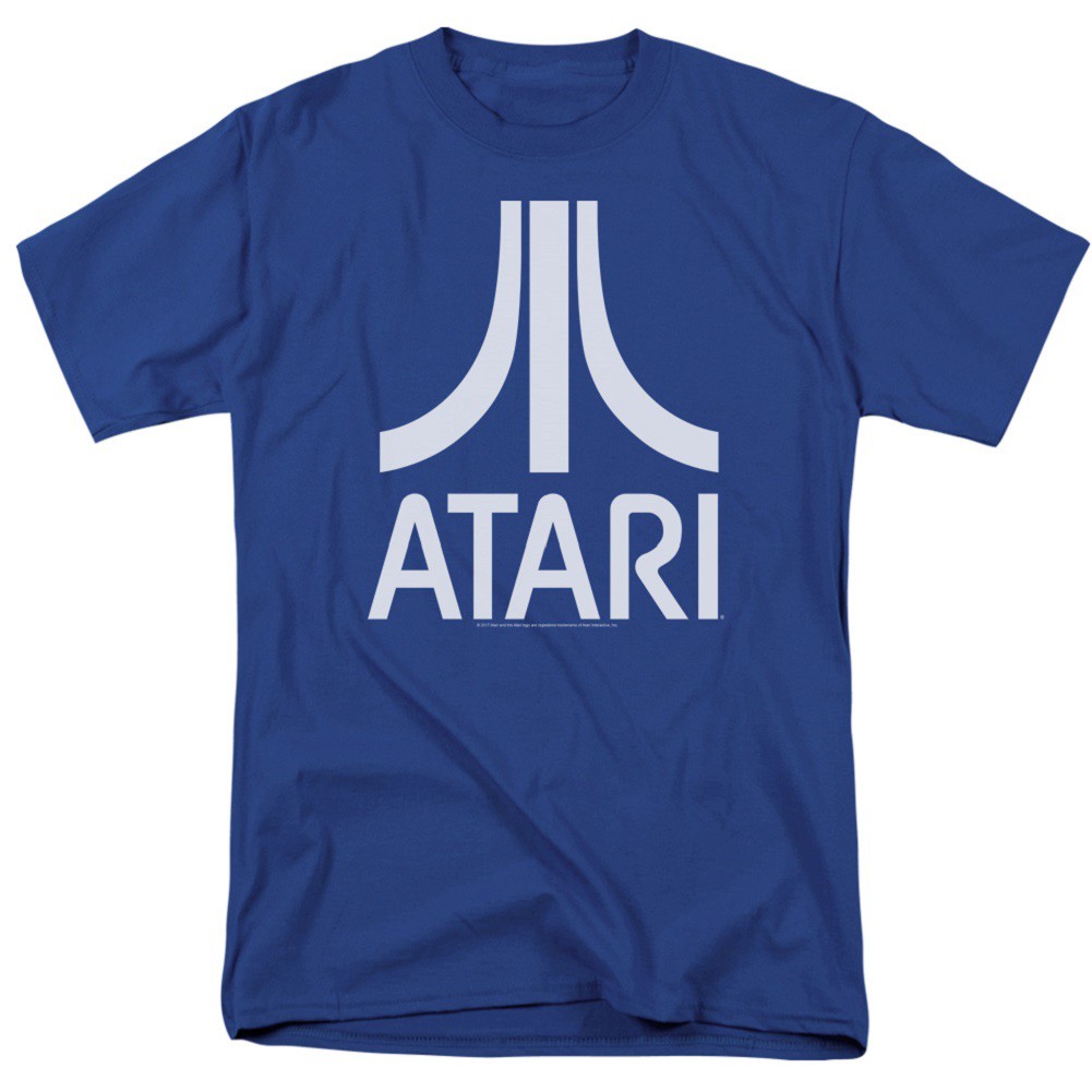 Atari Logo Men's Blue T-Shirt