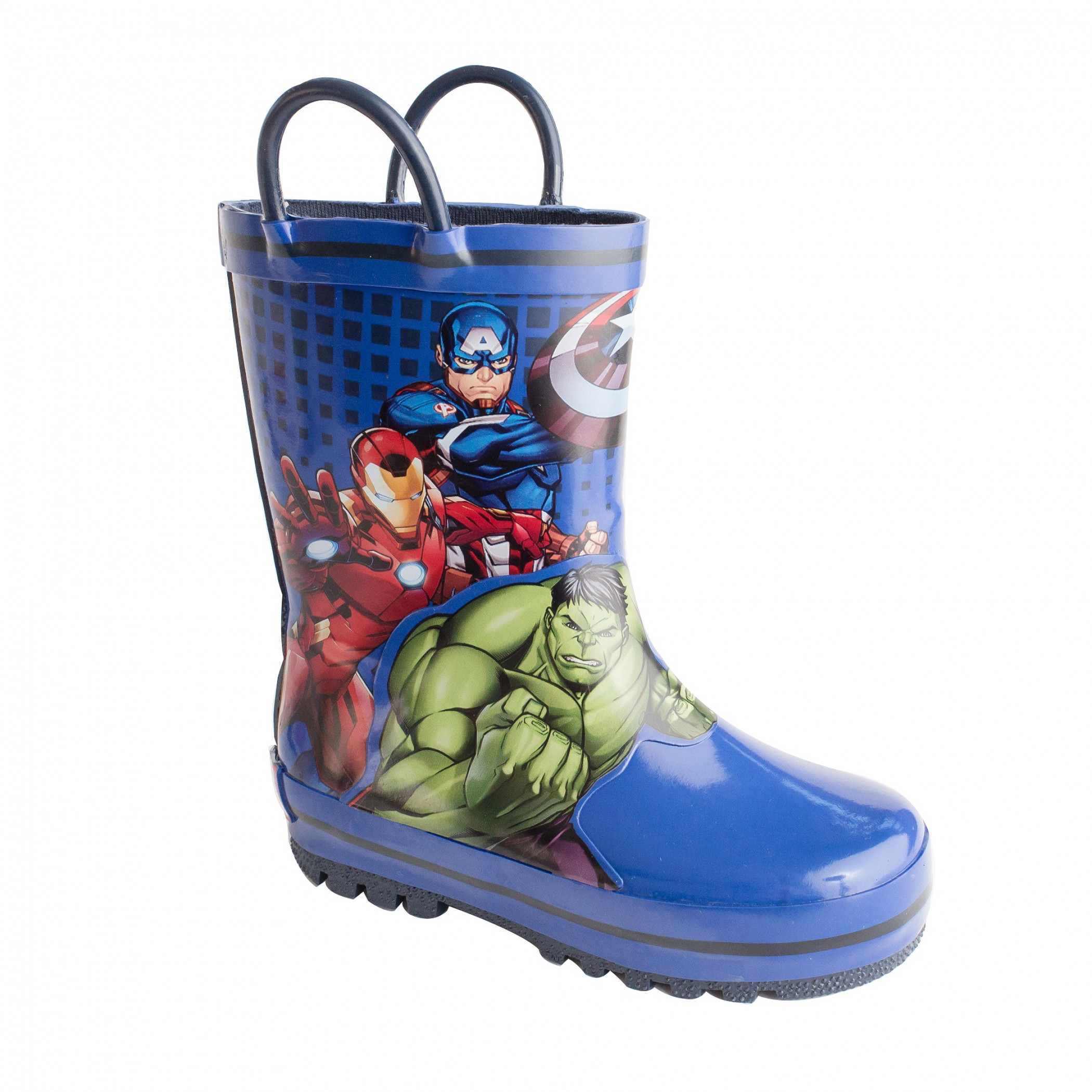 Avengers Team Up Stance Web Kids Rain Boots