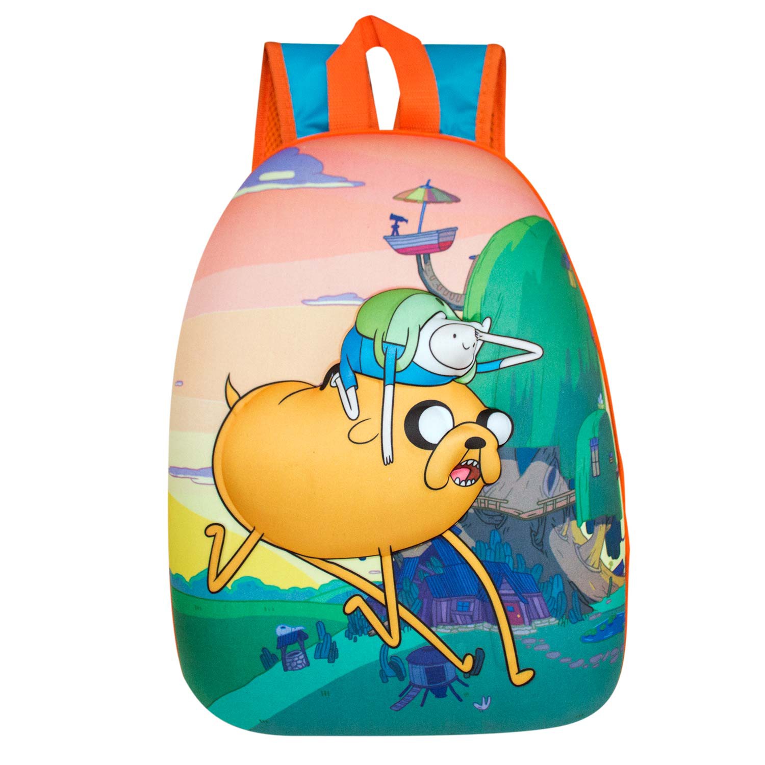 Adventure Time Finn And Jake Bubble Sunset Backpack