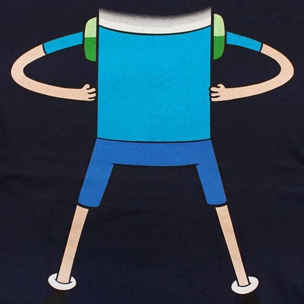 Adventure Time Finn Flip-Up Reversible Shirt - Blue