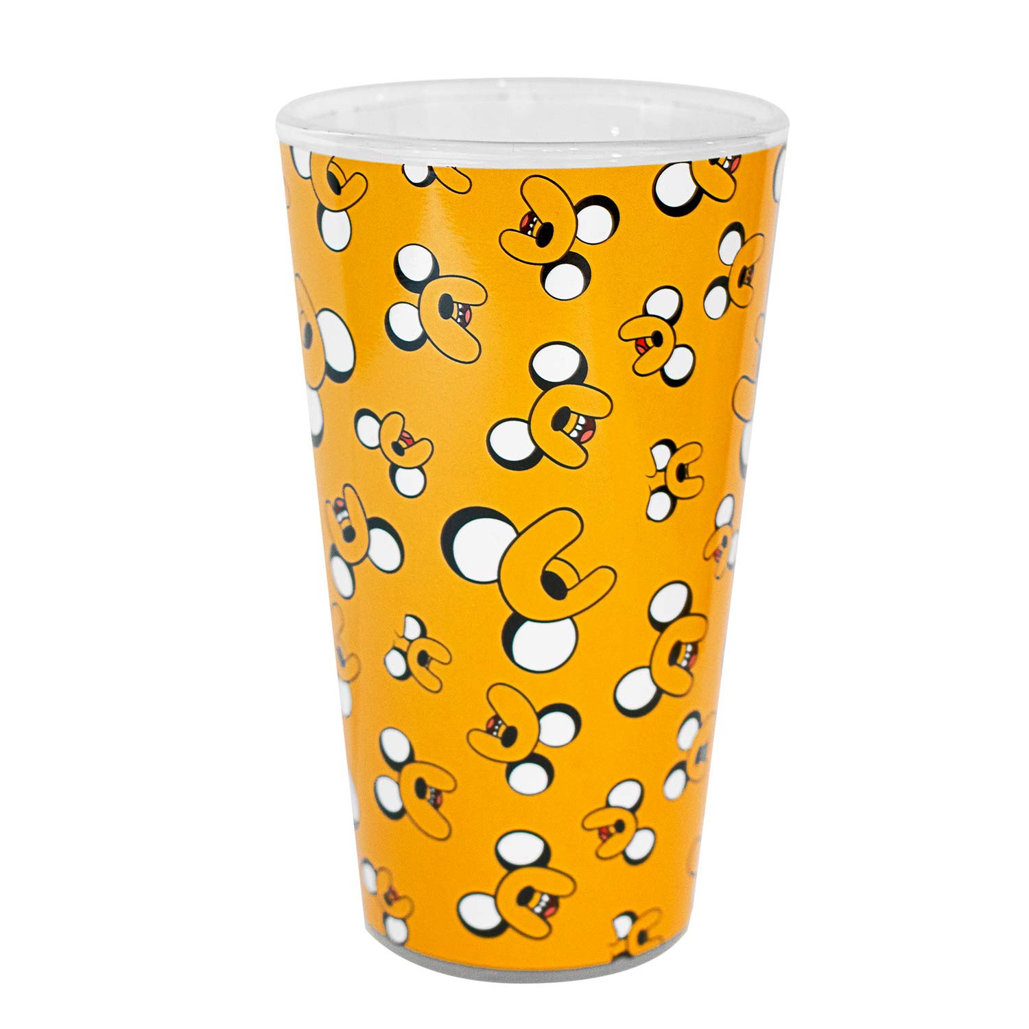 Adventure Time Repeat Jake Face Pint Glass
