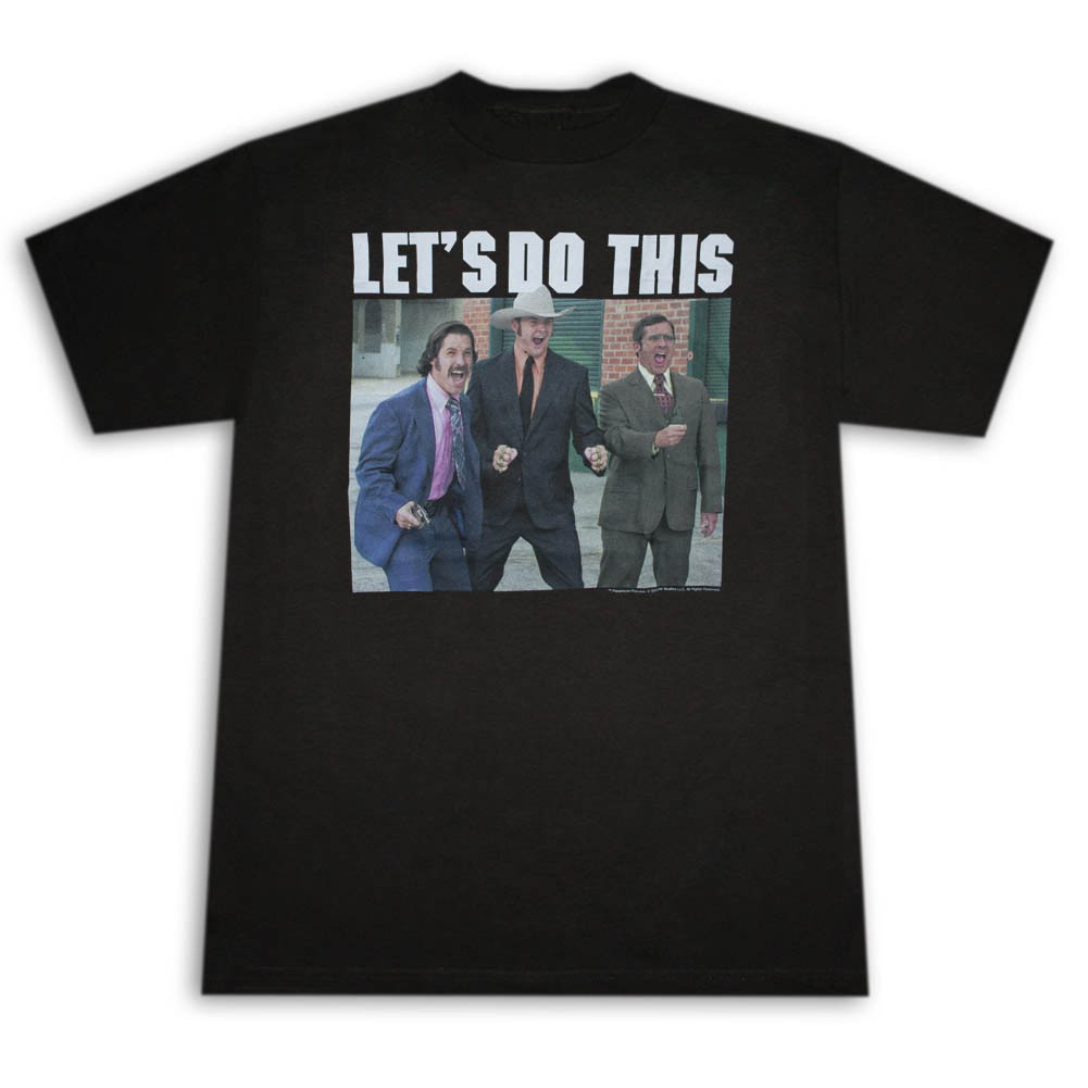 Anchorman Let's Do This T-Shirt - Black