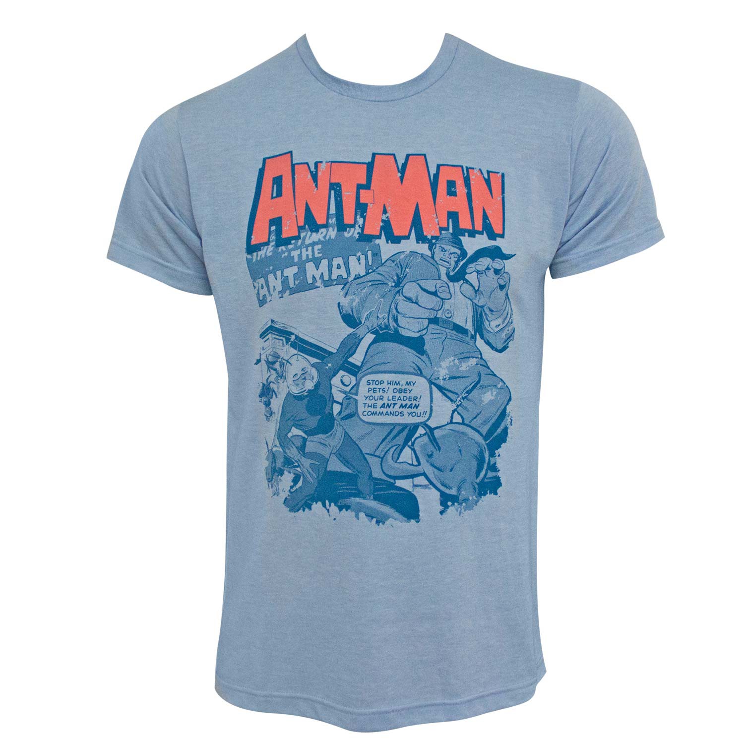 Ant-Man Pets Men's Blue T-Shirt