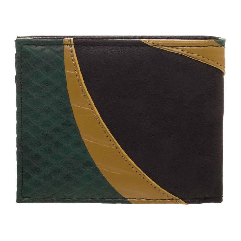 Aquaman Chrome Weld Patch Green Black Wallet