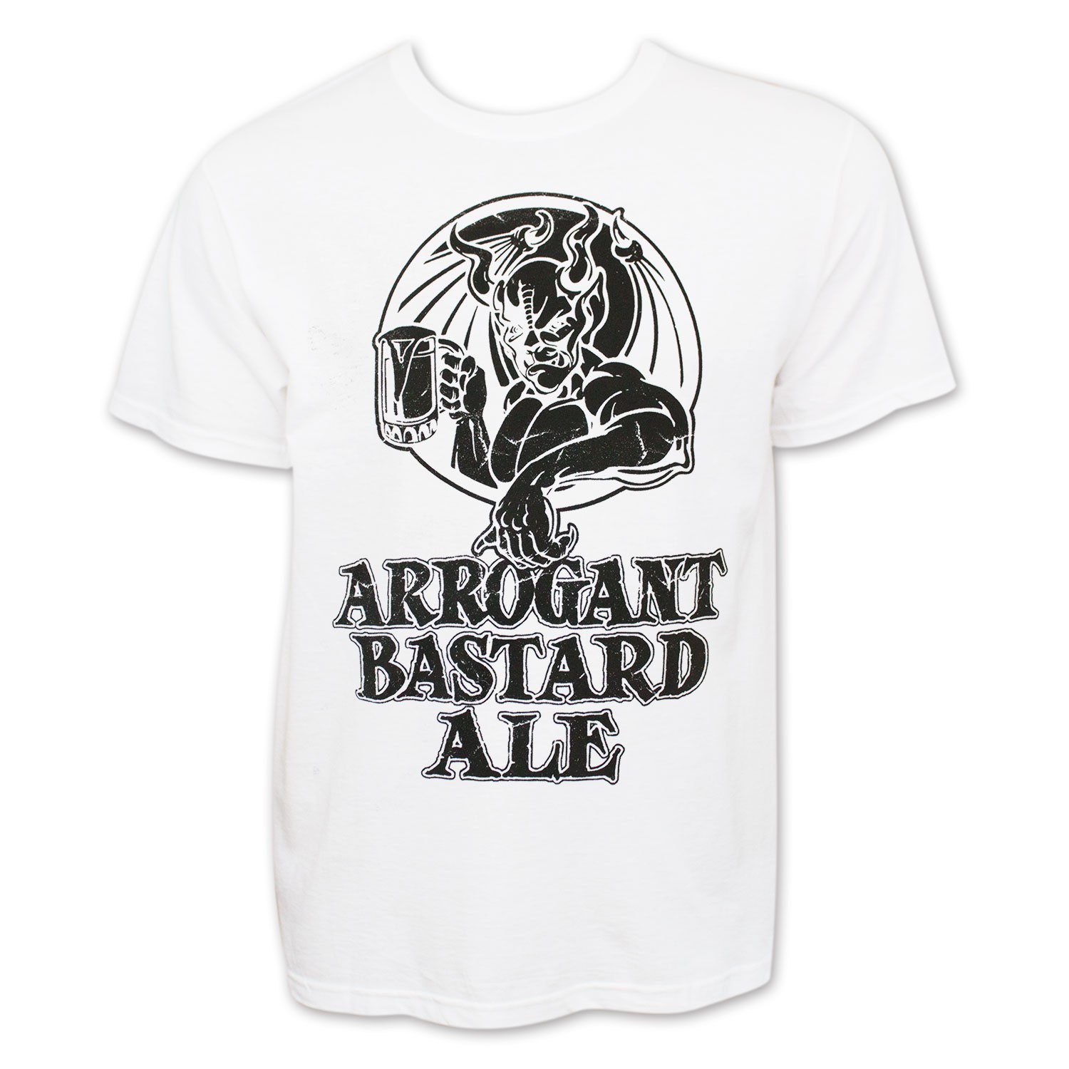Arrogant Bastard Men's White T-Shirt